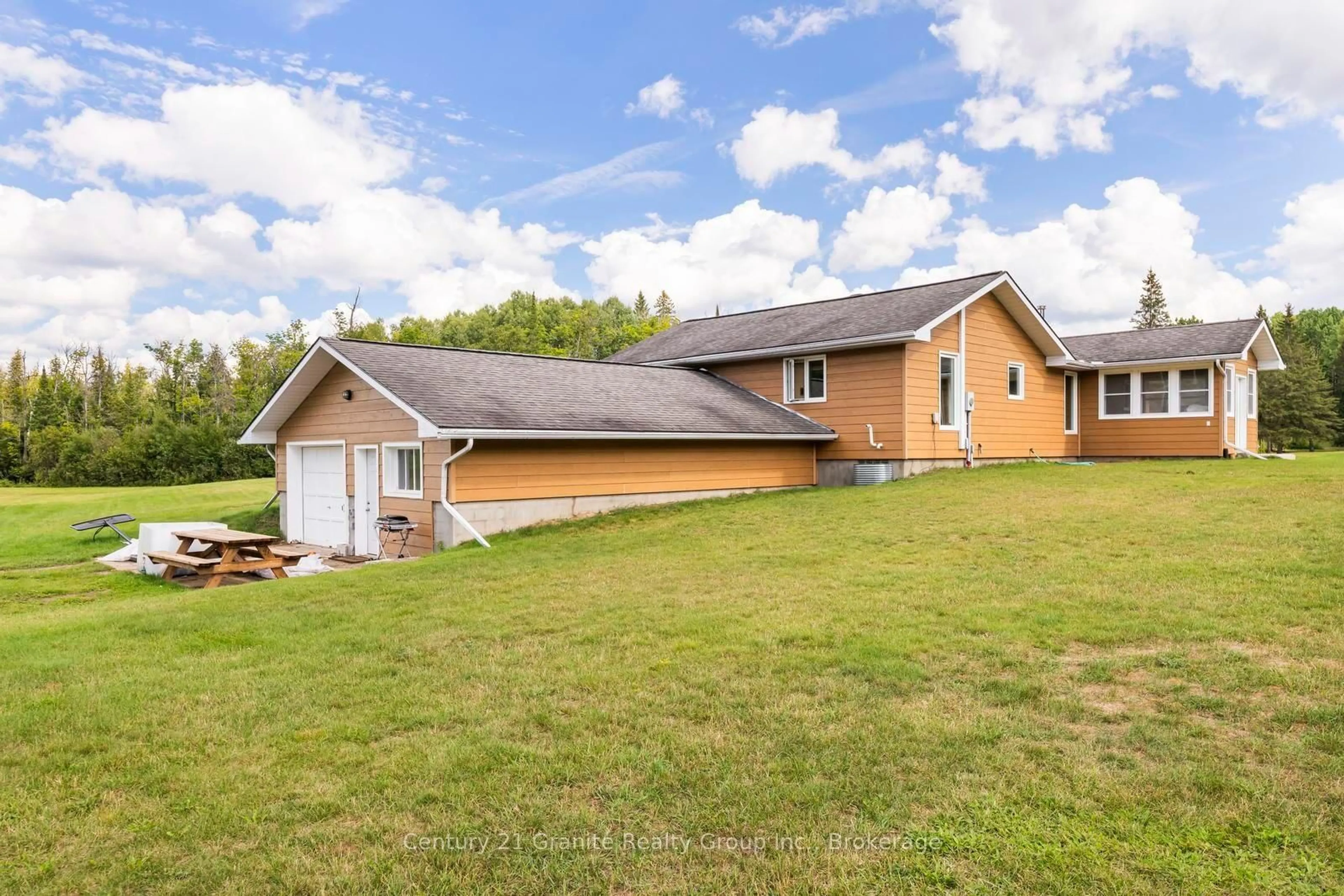 A pic from outside/outdoor area/front of a property/back of a property/a pic from drone, unknown for 573 Browns Rd, Boulter Ontario K0L 1G0