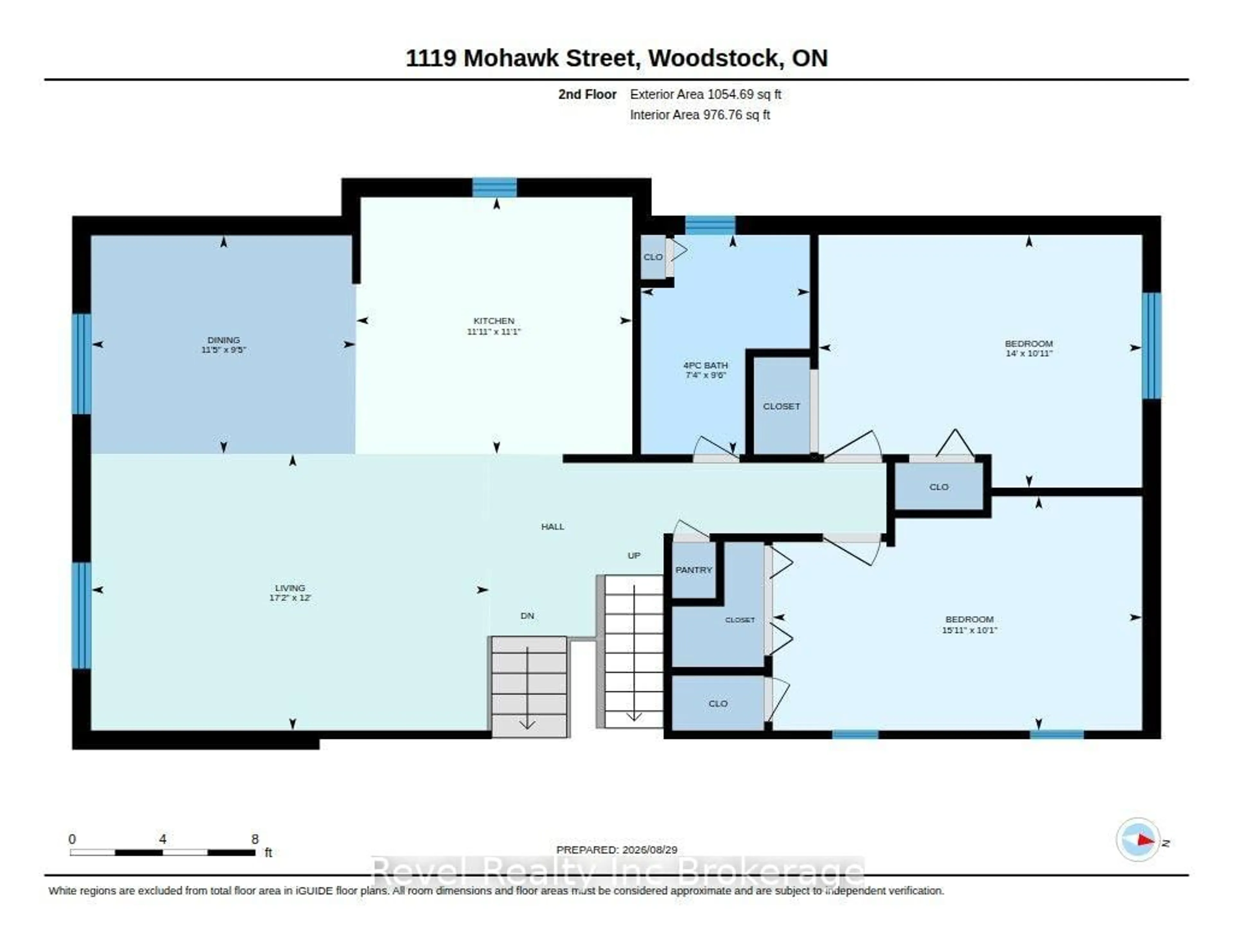 Floor plan for 1119 Mohawk St, Woodstock Ontario N4T 1A6