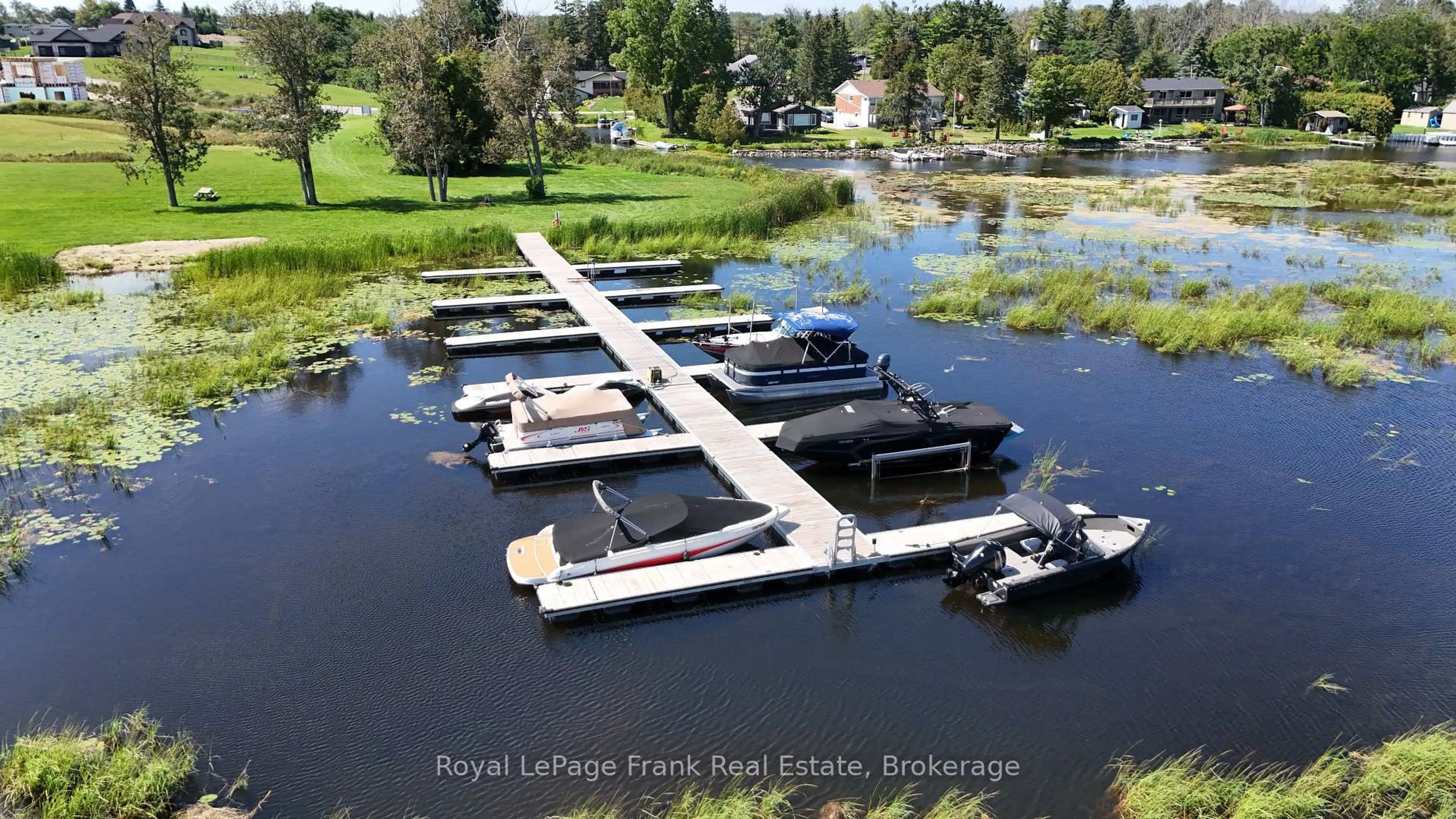A pic from outside/outdoor area/front of a property/back of a property/a pic from drone, water/lake/river/ocean view for 43 Lakeview Cres, Kawartha Lakes Ontario K0M 1A0