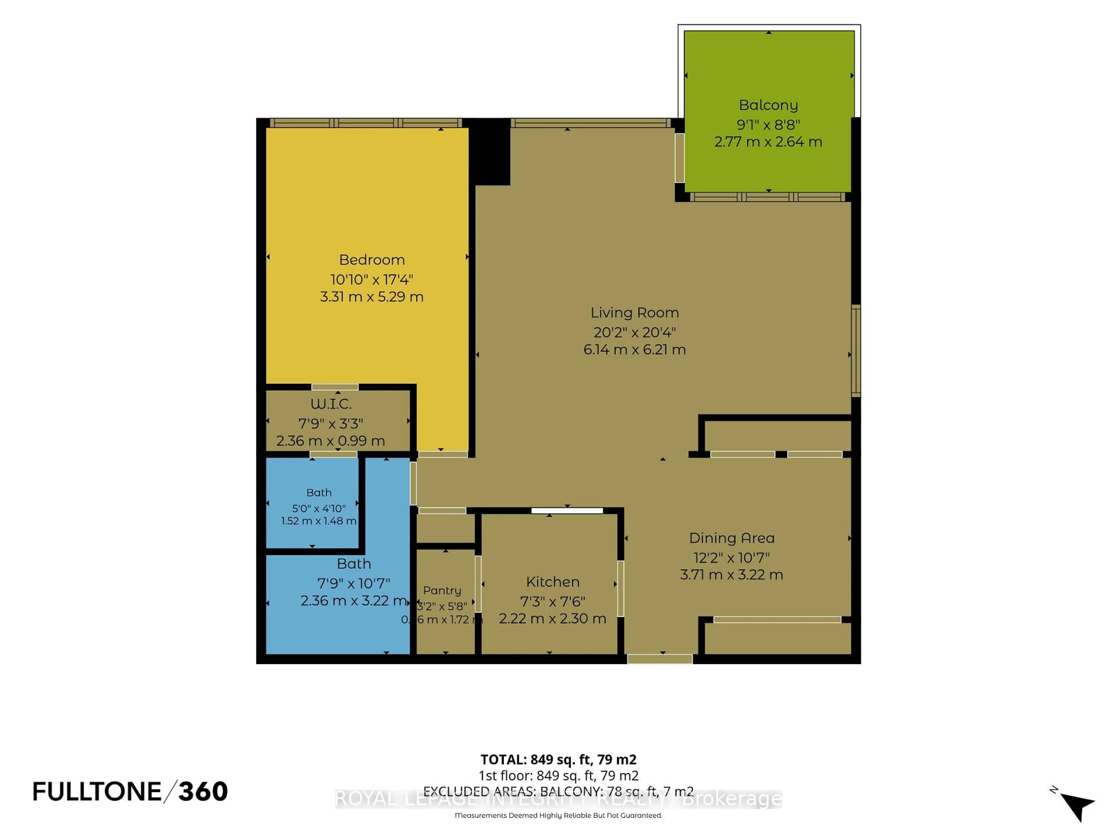 Floor plan for 555 Brittany Dr #PH8, Ottawa Ontario K1K 4C5