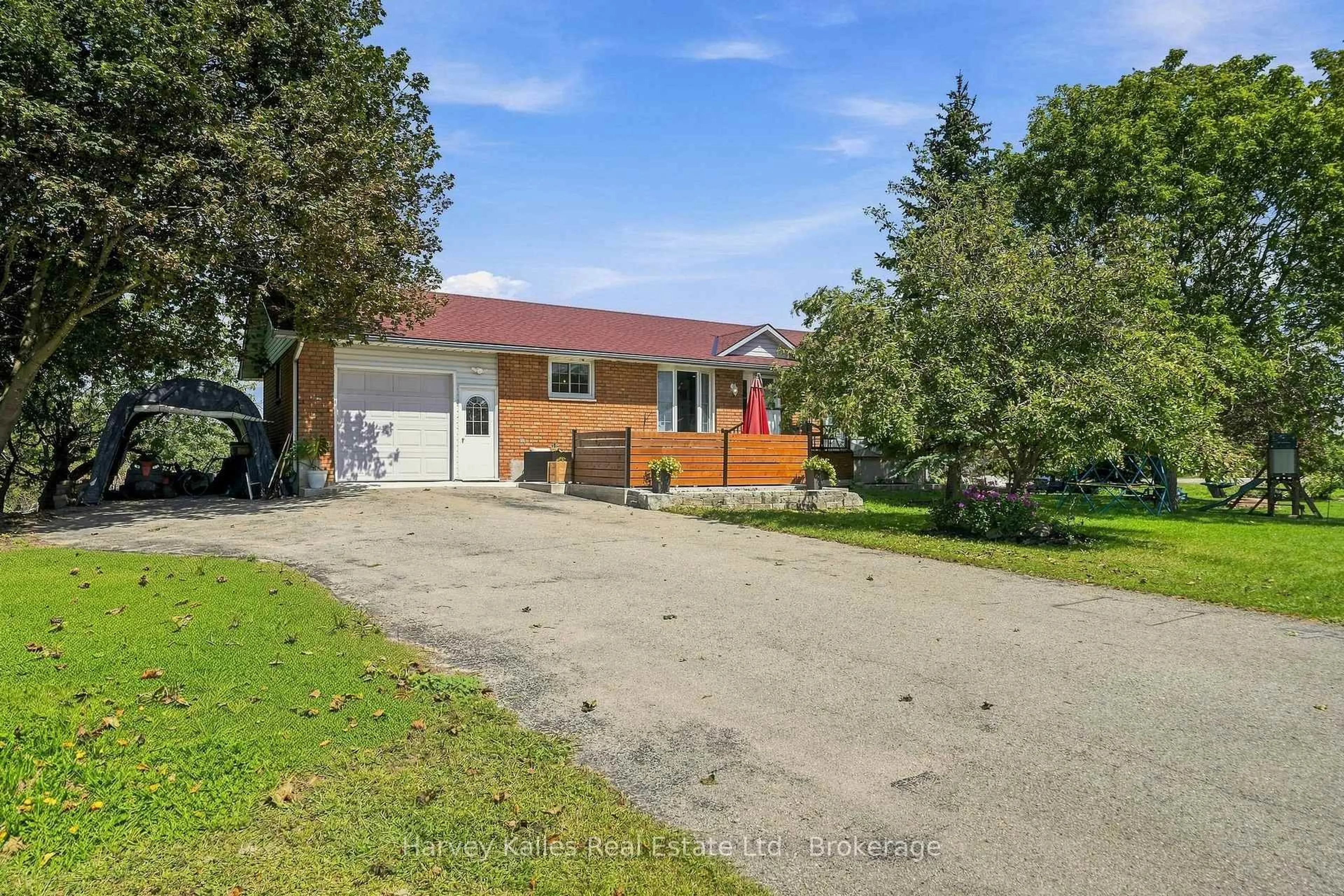 A pic from outside/outdoor area/front of a property/back of a property/a pic from drone, street for 3437 County Rd 2 Rd, Prince Edward County Ontario K0K 1A0