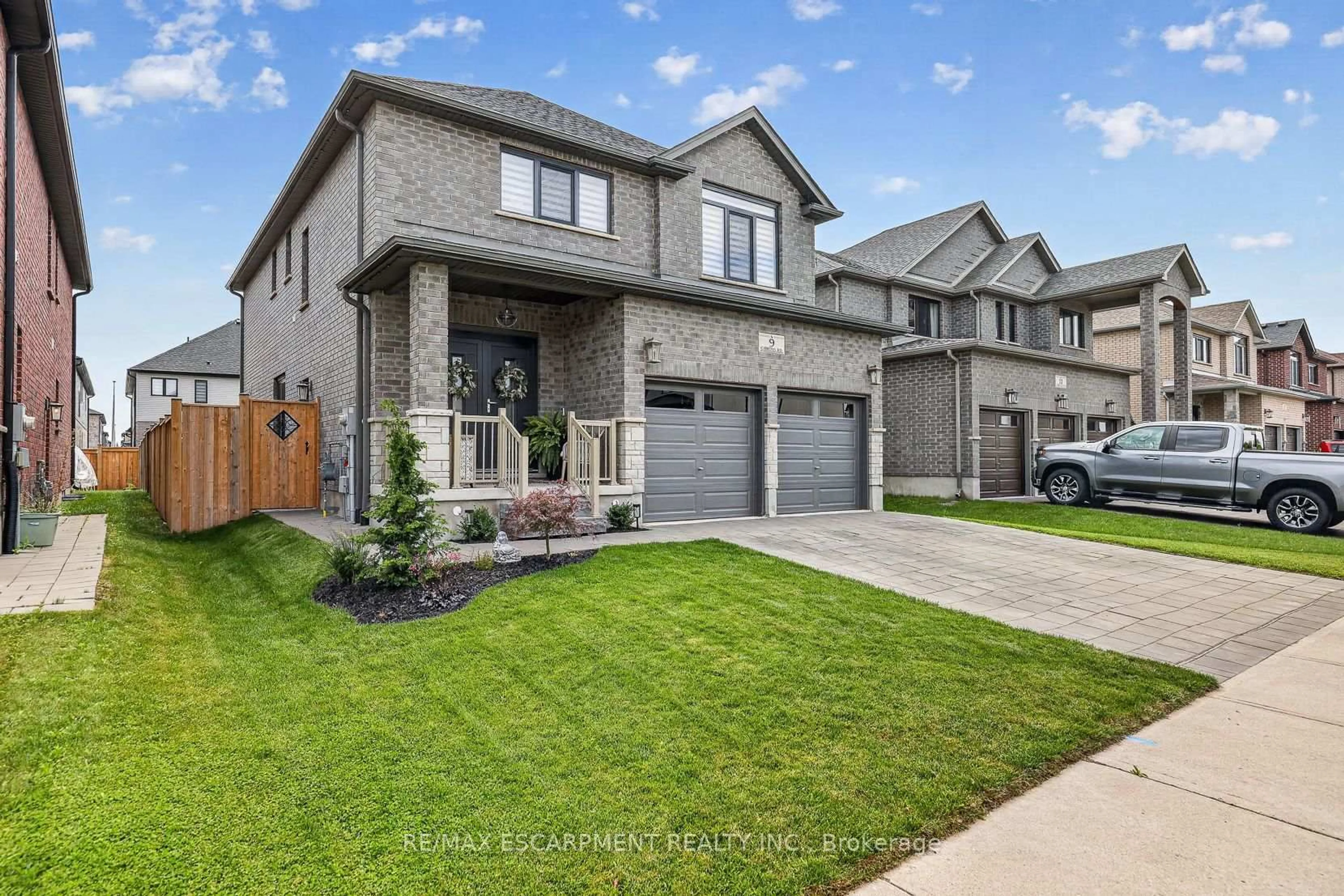 Home with brick exterior material, street for 9 Gibbons Rd, Brant Ontario N3L 0E9