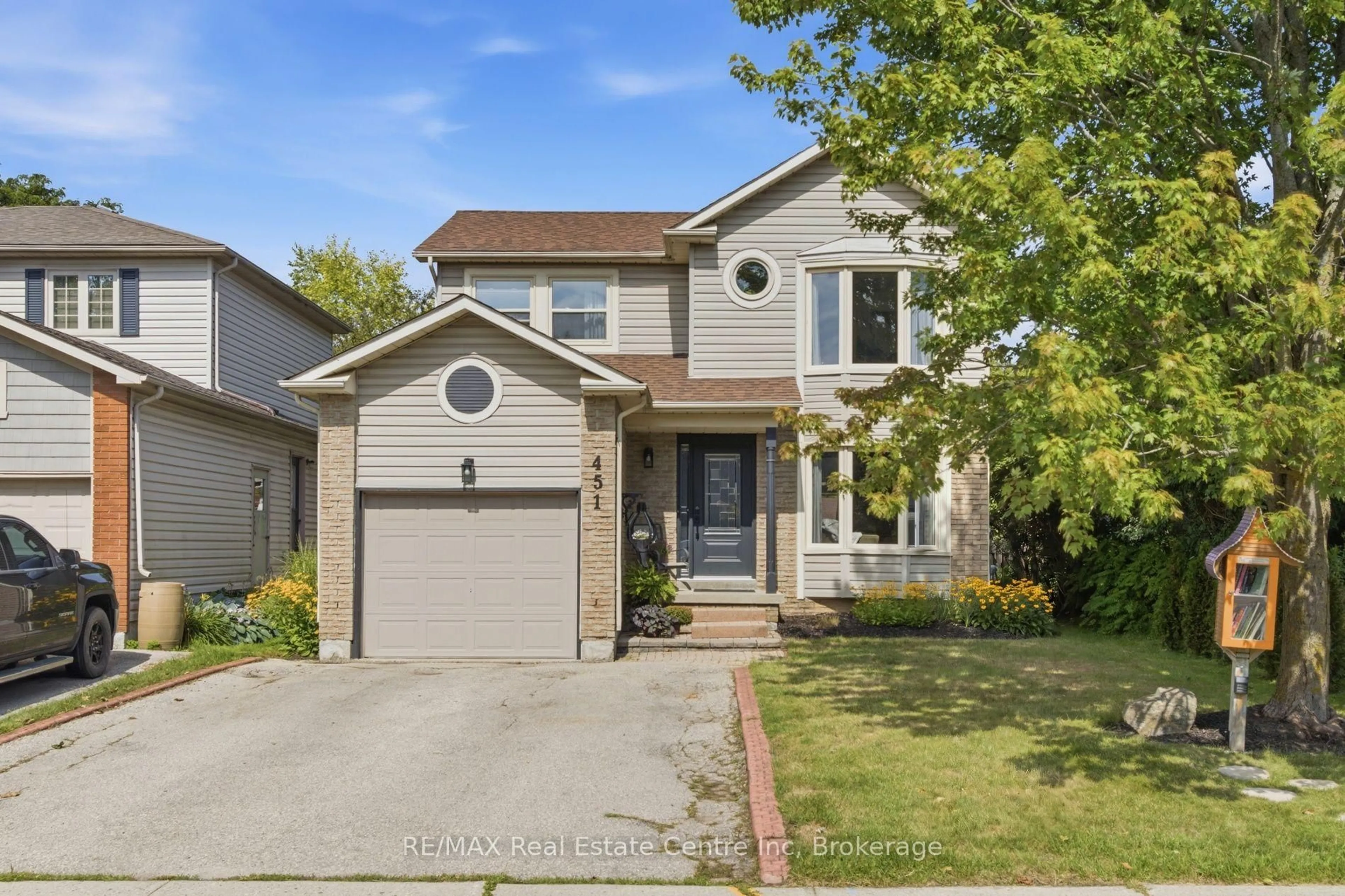 Home with vinyl exterior material, street for 451 Black St, Centre Wellington Ontario N1M 3M7