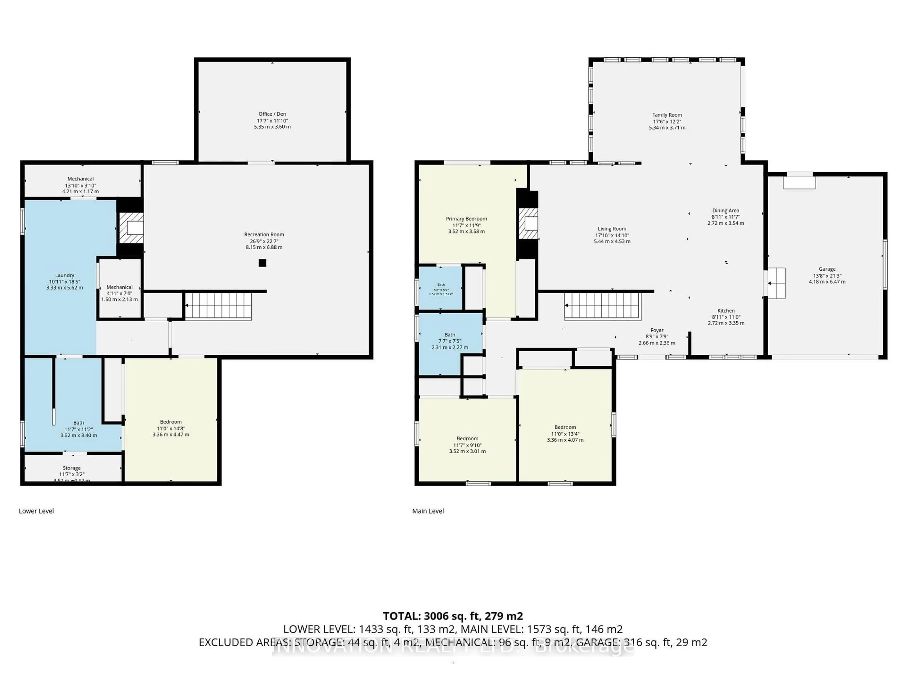 Floor plan for 5569 South River Dr, Manotick Ontario K4M 1J4