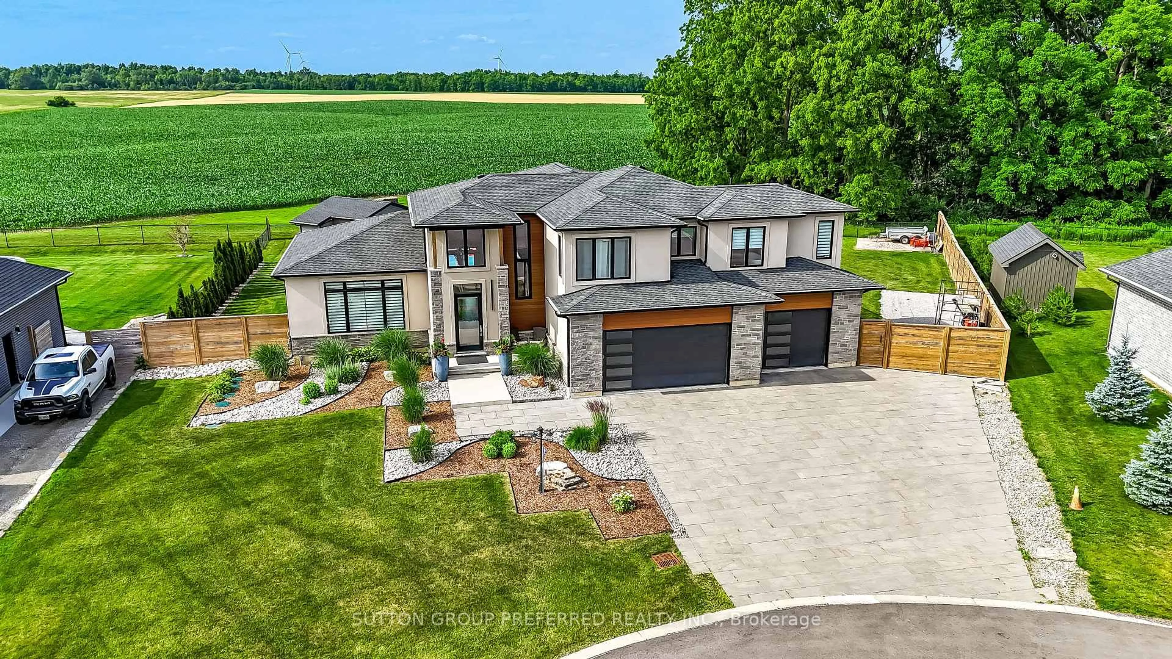 Home with brick exterior material, unknown for 12 Grogast Crt, Adelaide Metcalfe Ontario N7G 3H8
