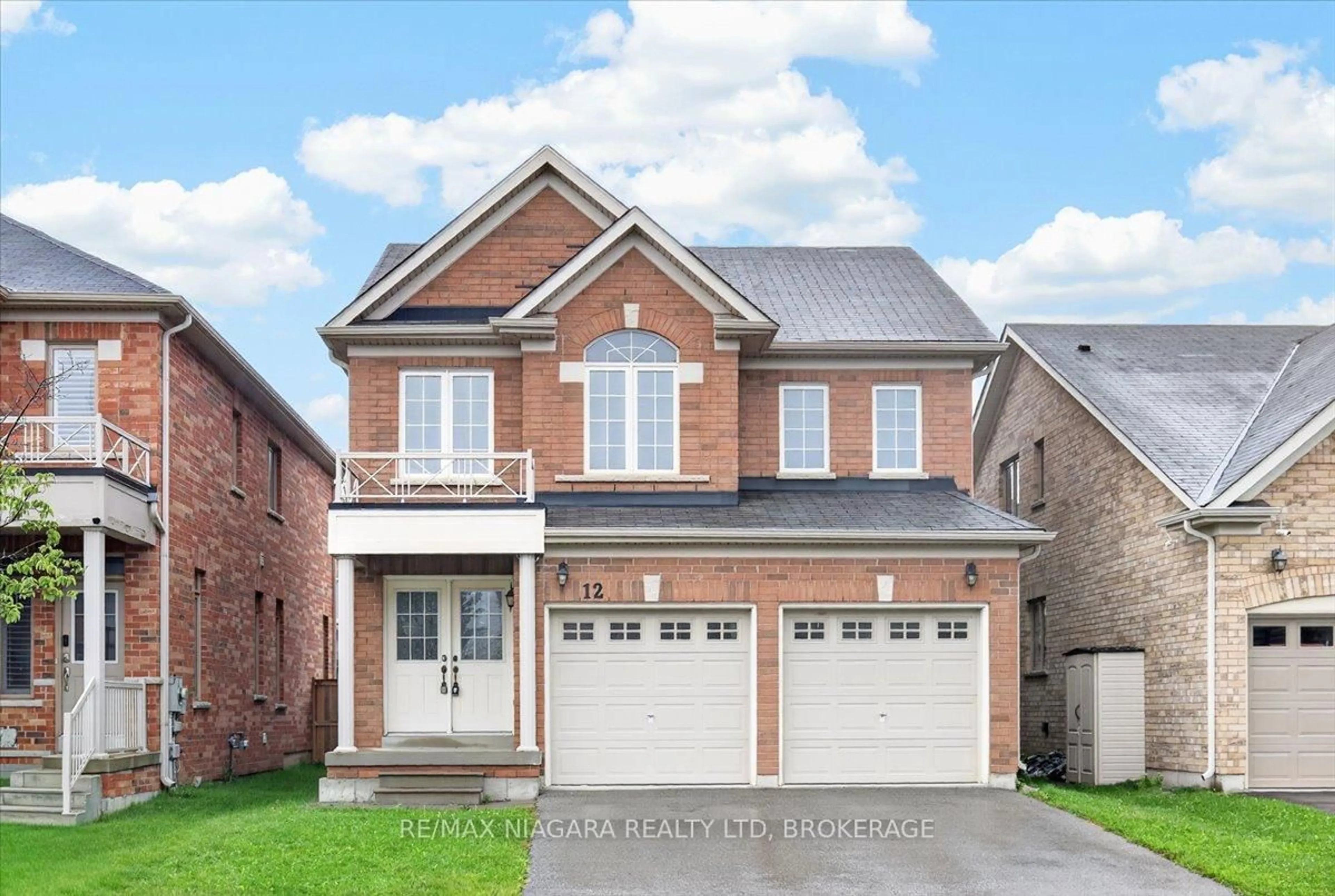 Home with brick exterior material, street for 12 Fred Fisher Cres, St. Catharines Ontario L2P 0A9