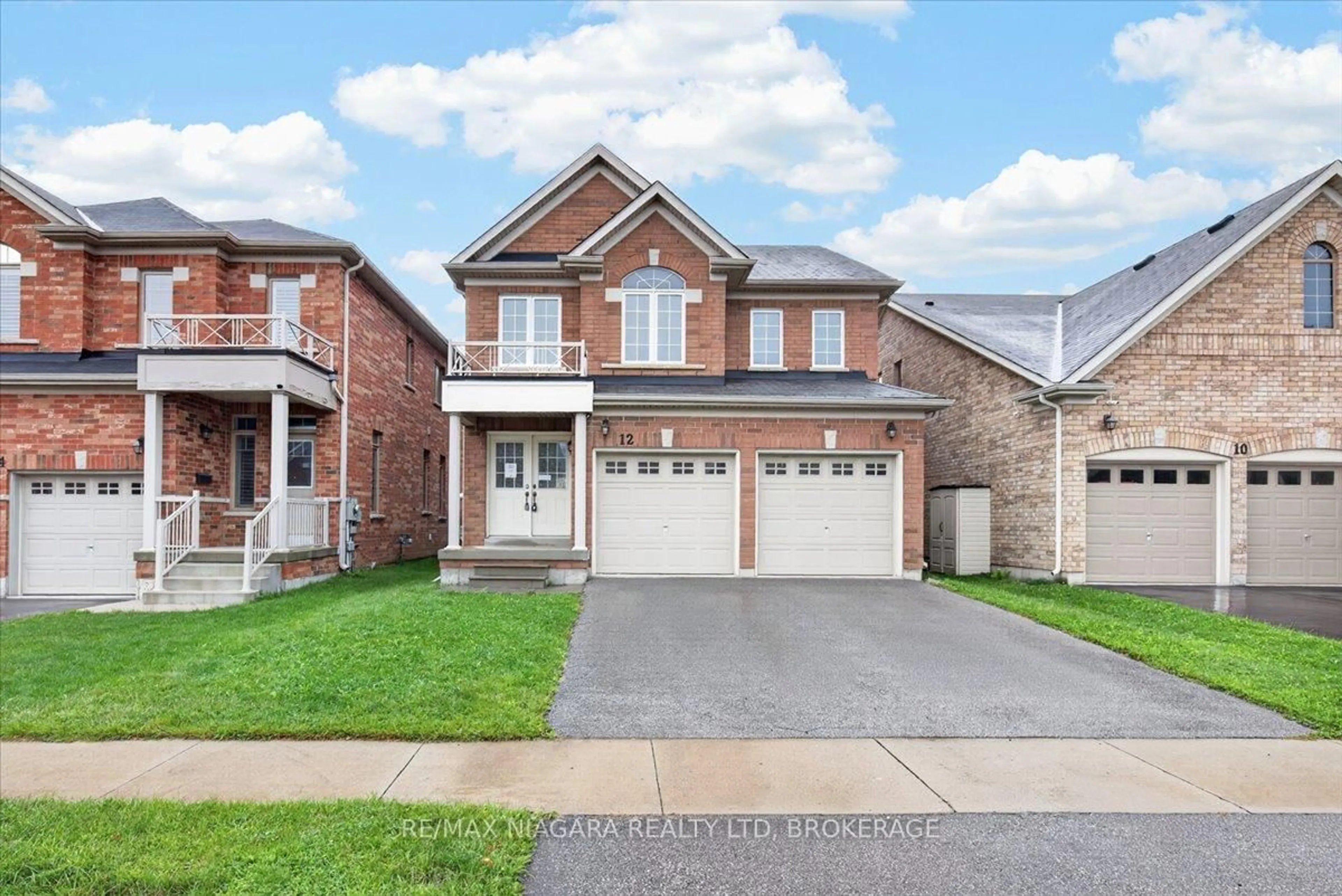 Home with brick exterior material, street for 12 Fred Fisher Cres, St. Catharines Ontario L2P 0A9
