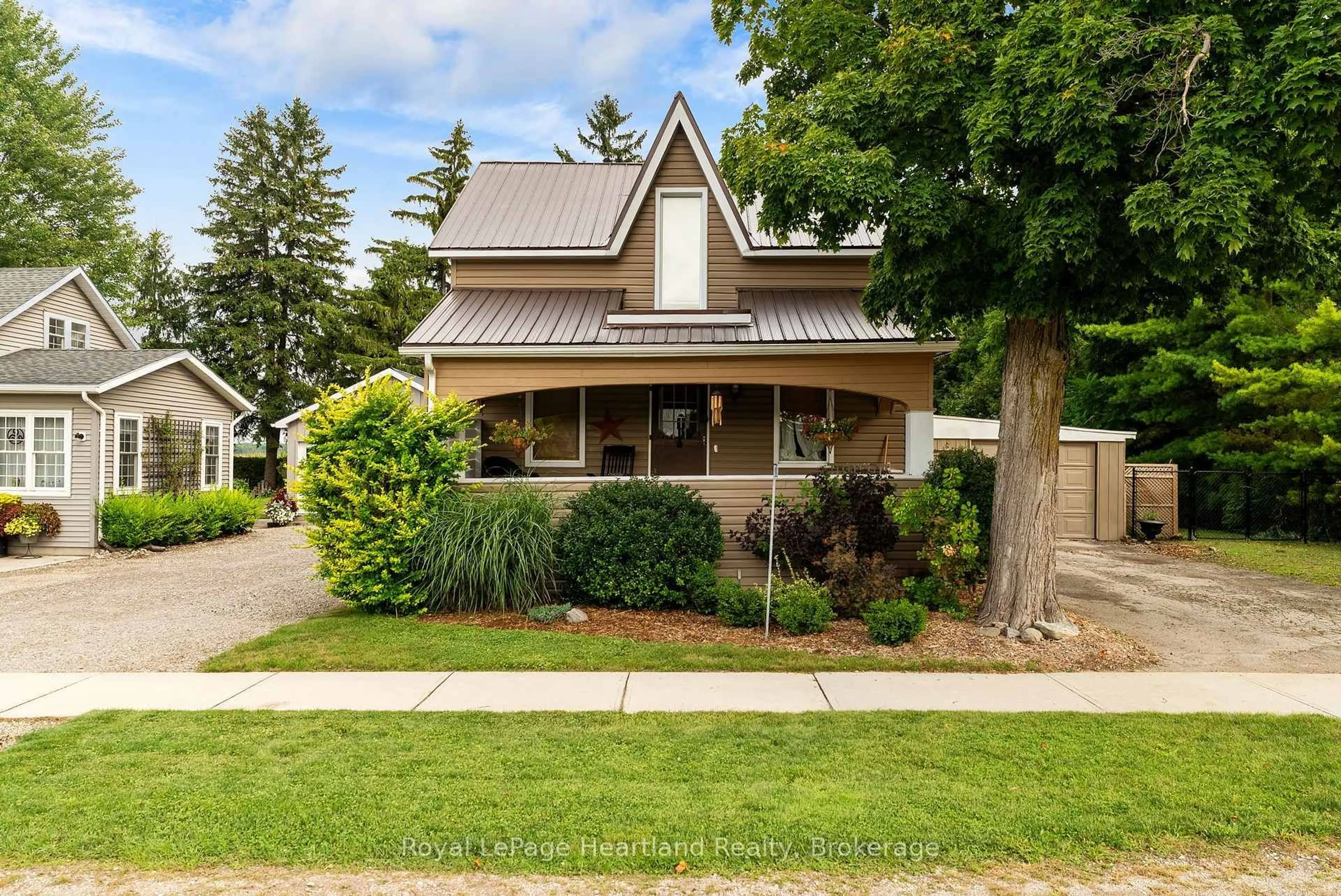 Home with vinyl exterior material, street for 39968 Kippen Rd, Bluewater Ontario N0M 2E0