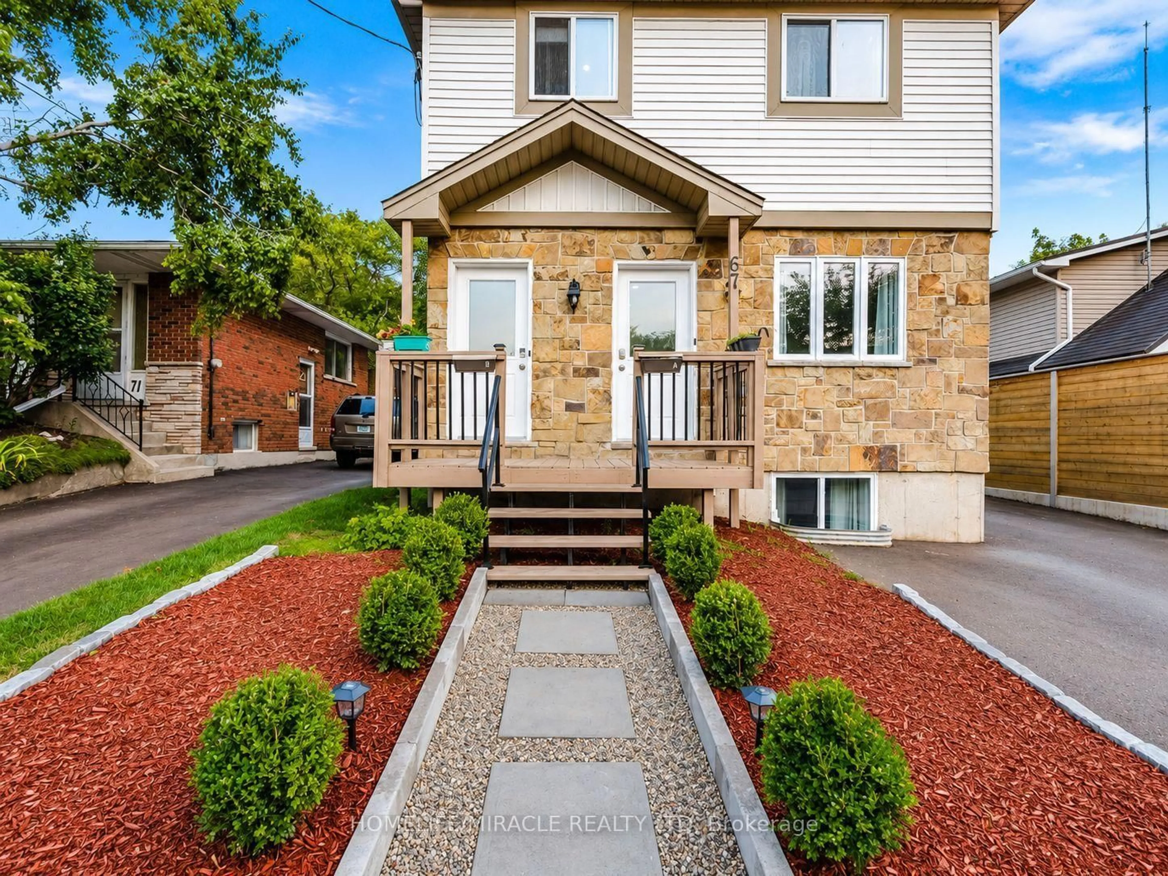Home with brick exterior material, street for 67 Kinzie Ave, Kitchener Ontario N2A 2J6