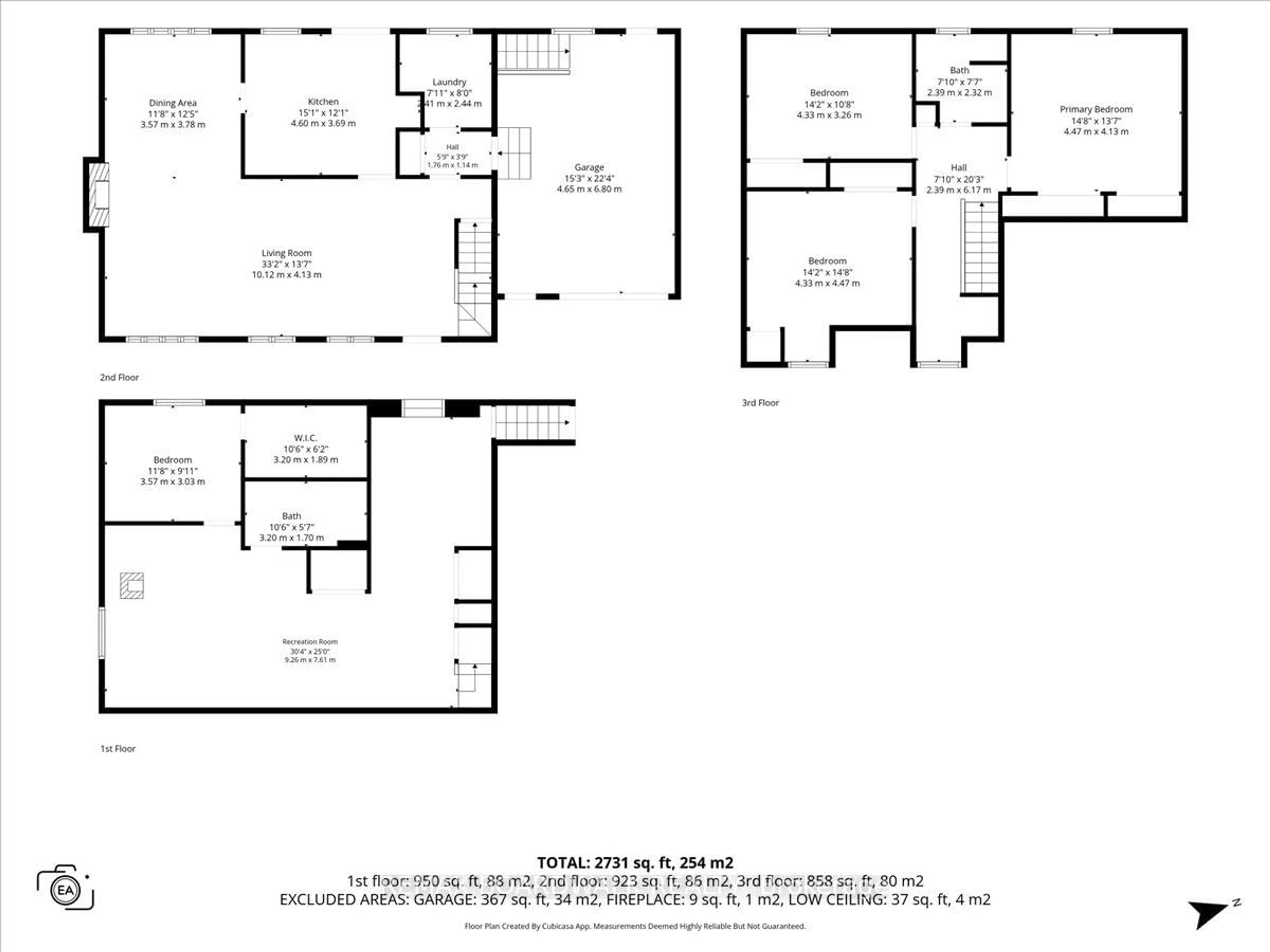Floor plan for 795 Rejane Cres, Hawkesbury Ontario K6A 2K7