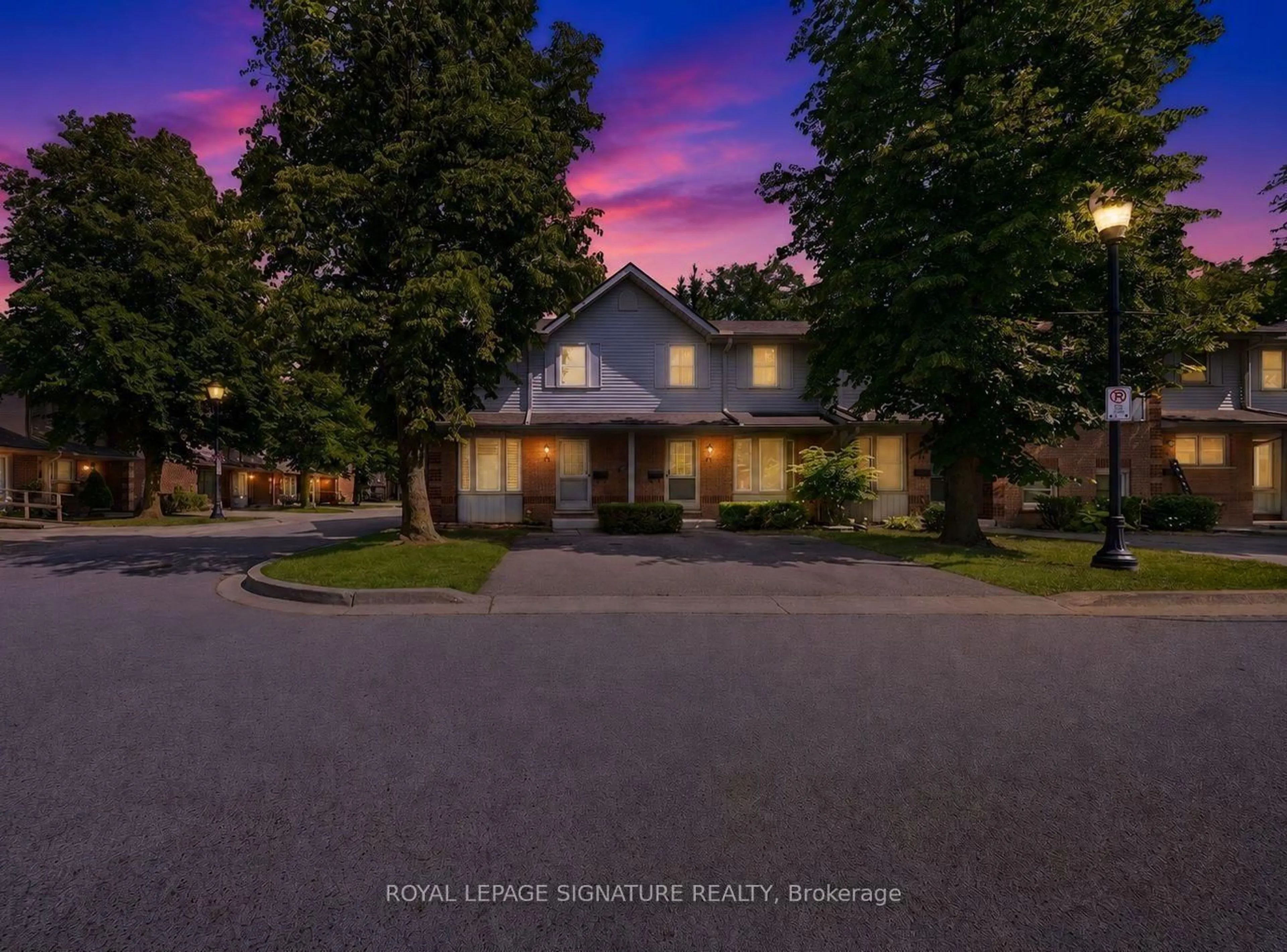 A pic from outside/outdoor area/front of a property/back of a property/a pic from drone, street for 180 Marksam Rd #43, Guelph Ontario N1H 8G5