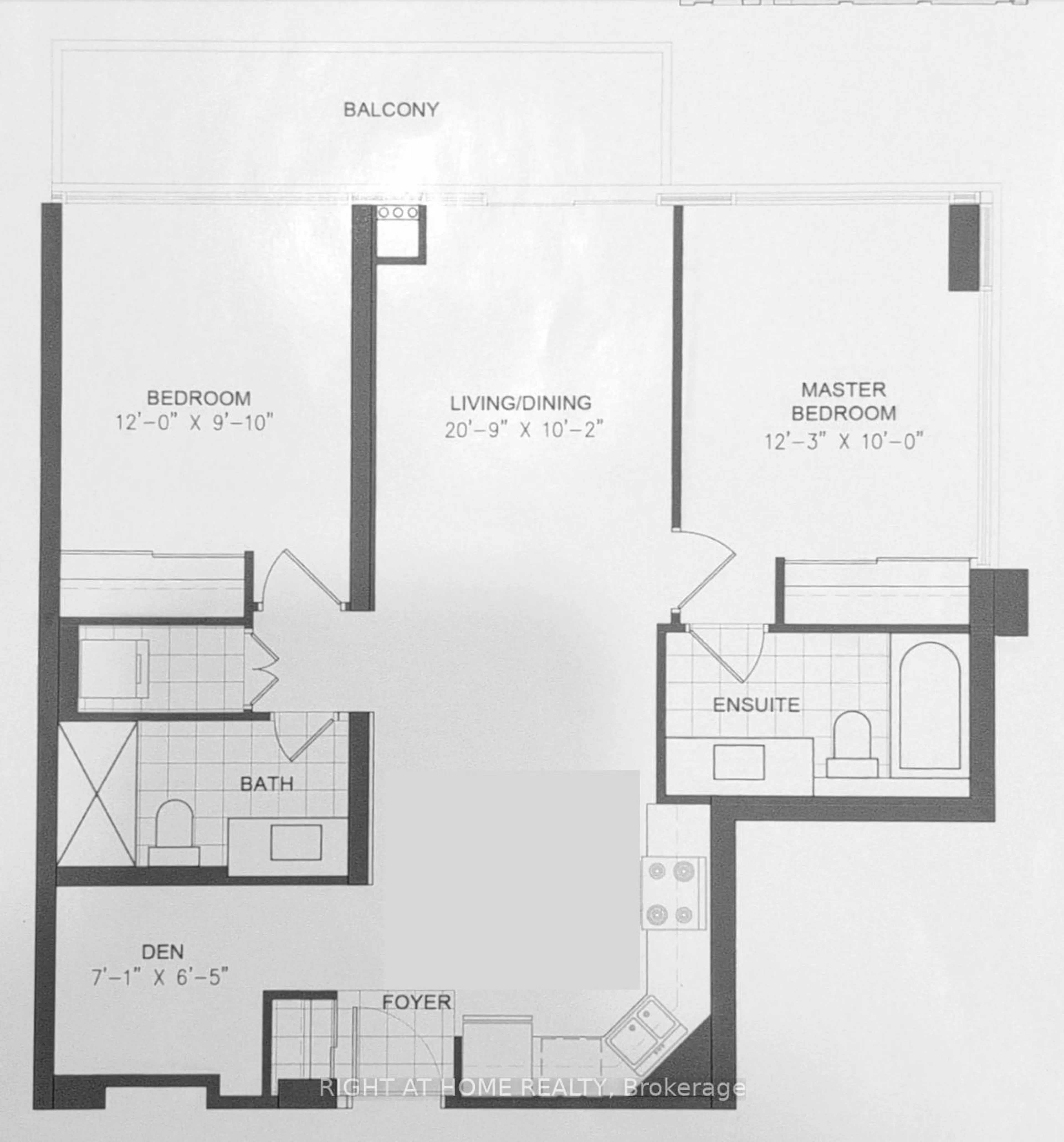 Floor plan for 550 North Service Rd #319, Grimsby Ontario L3M 4E8