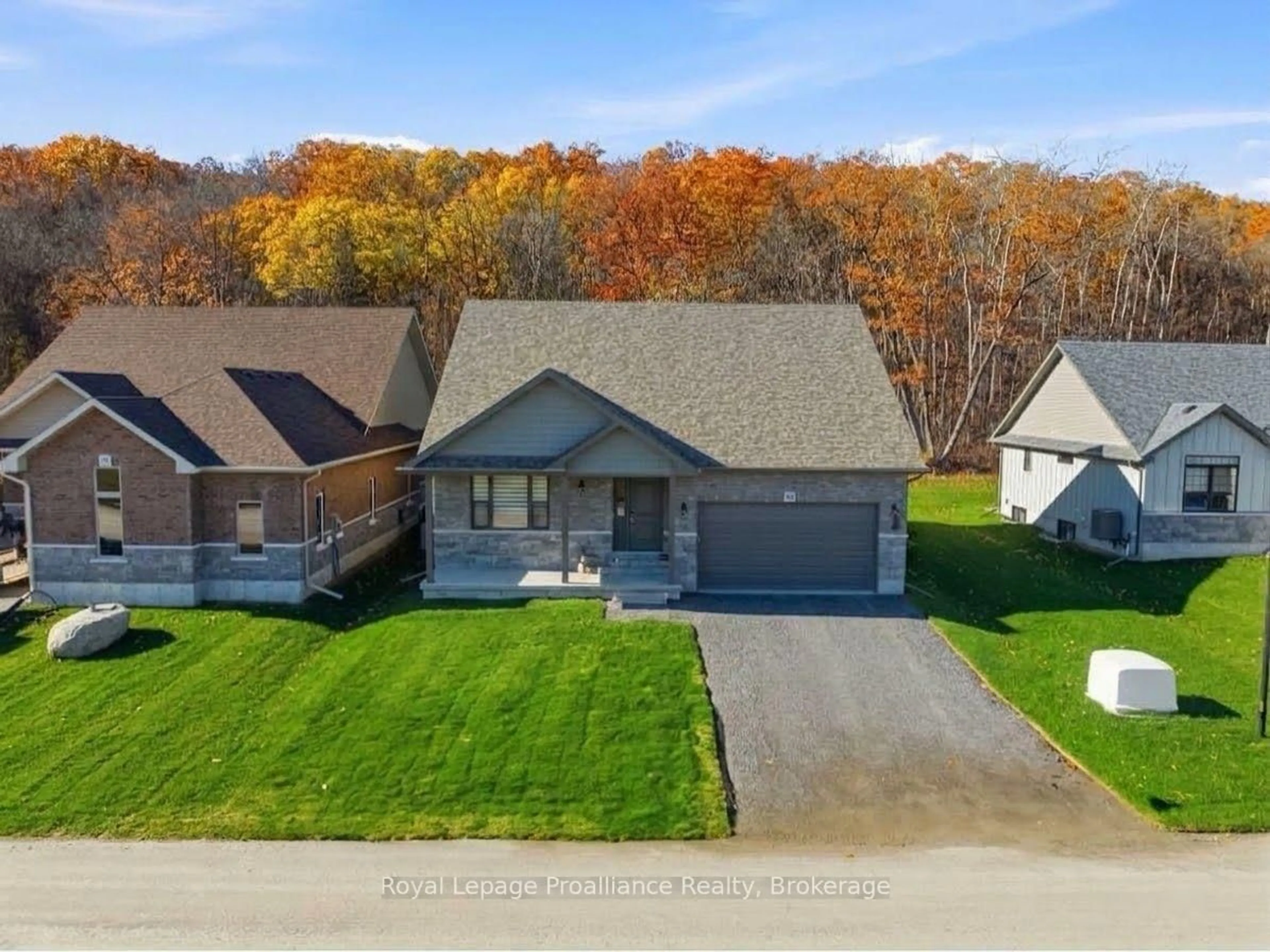 A pic from outside/outdoor area/front of a property/back of a property/a pic from drone, street for 111 Riverside Tr, Trent Hills Ontario K0L 1L0