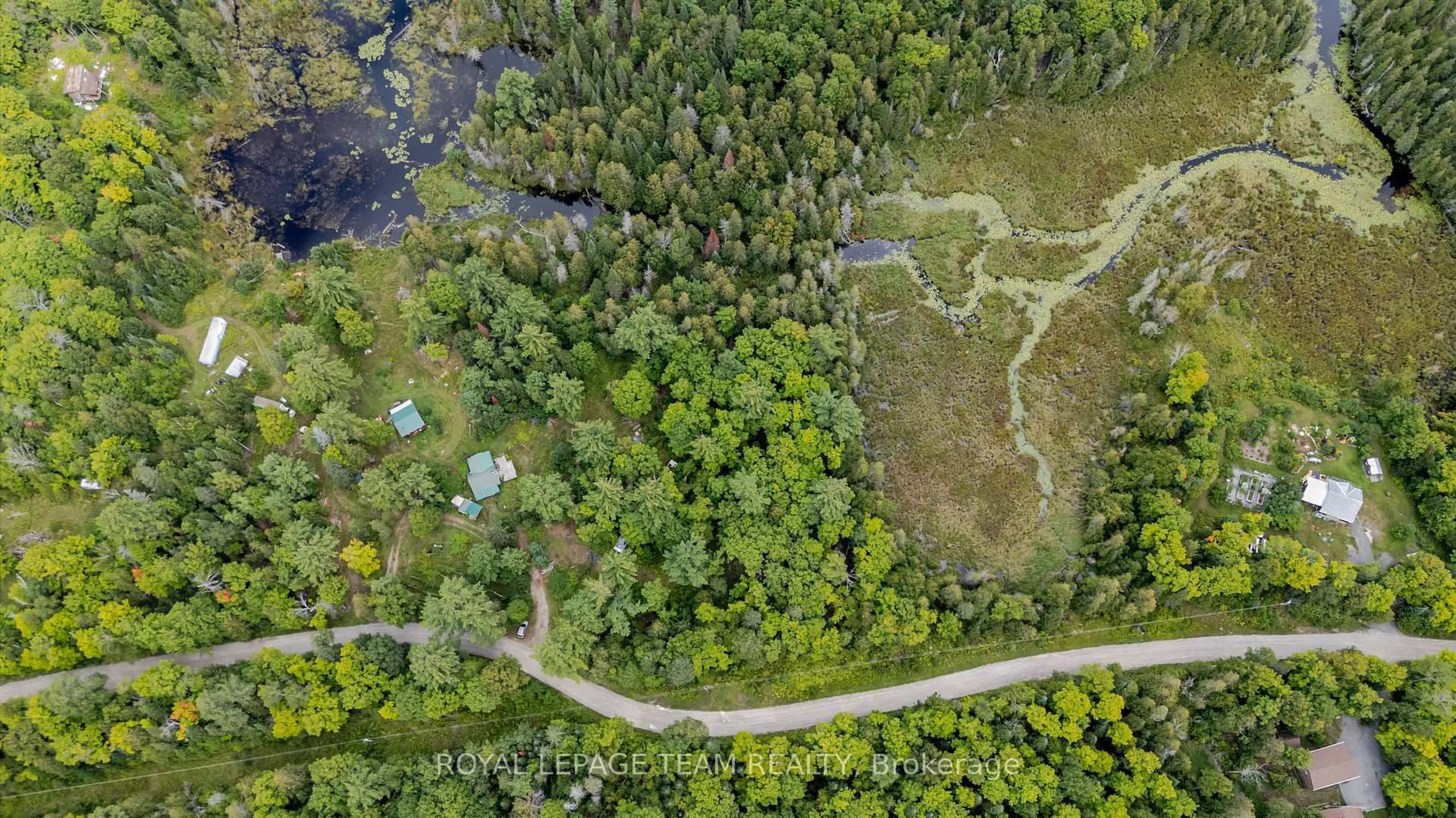 A pic from outside/outdoor area/front of a property/back of a property/a pic from drone, forest/trees view for 884 Concession 7 Rd, Lanark Ontario K0G 1K0