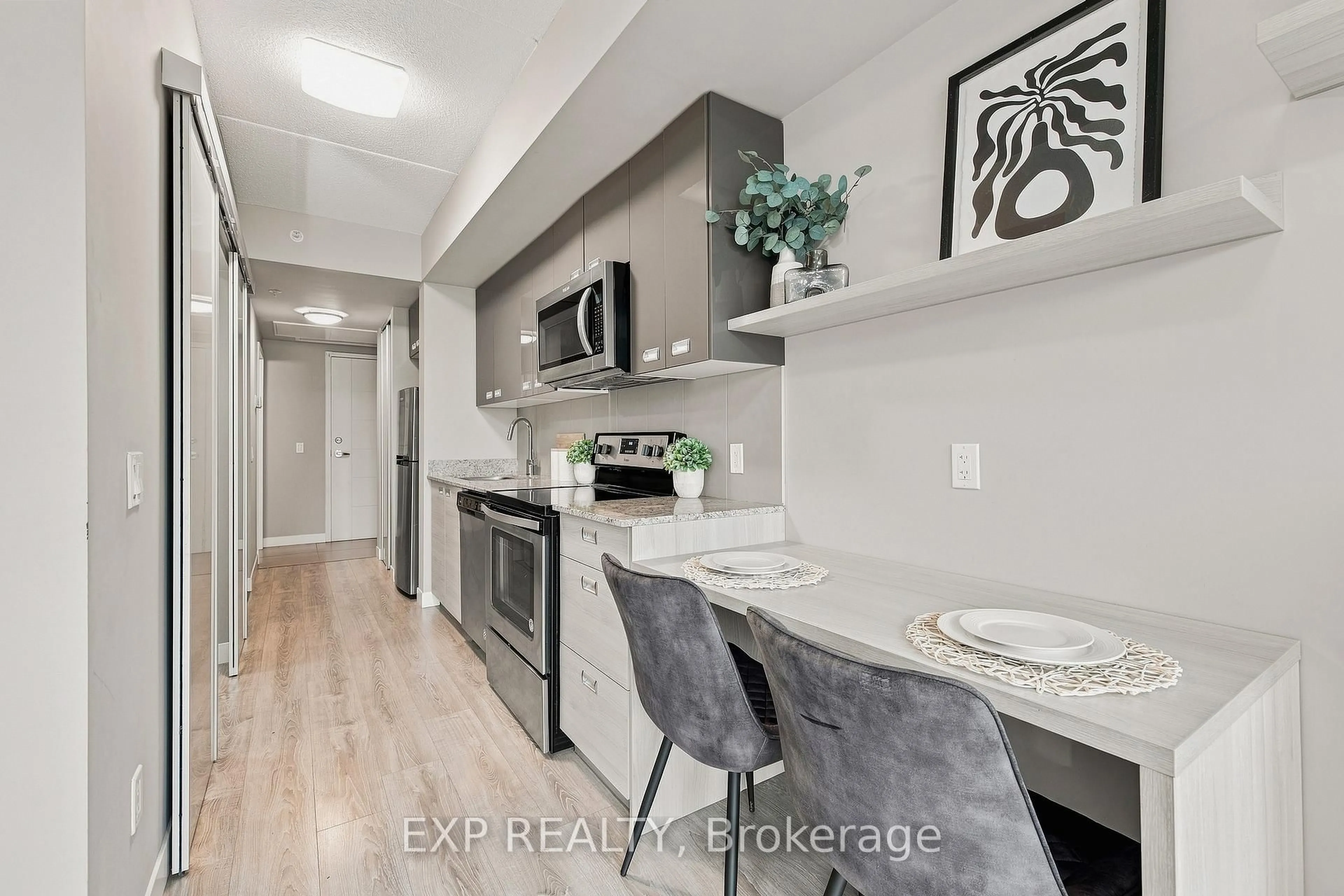 Open concept kitchen, unknown for 250 Albert St #615, Waterloo Ontario N2L 3W5