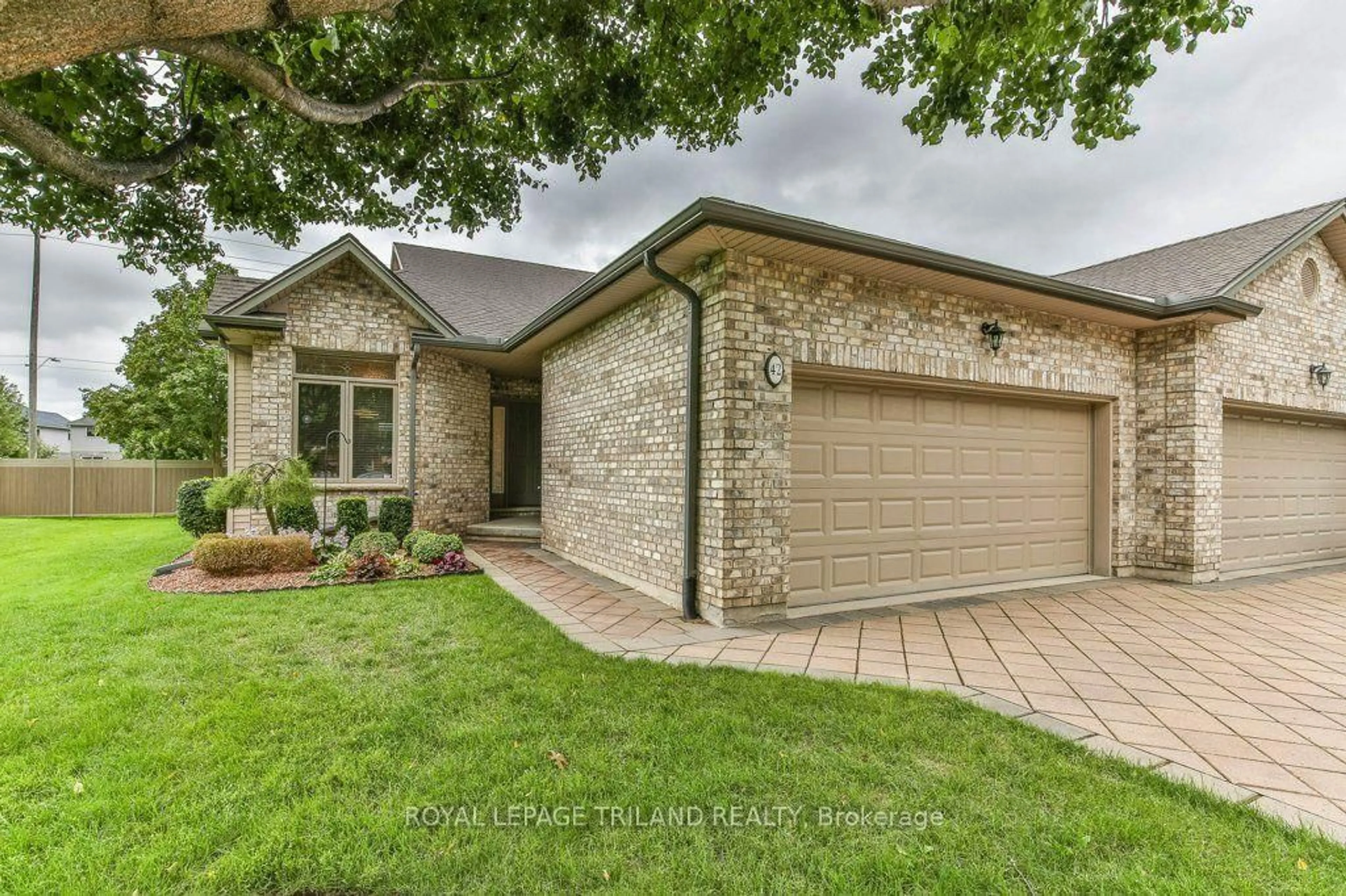 Home with brick exterior material, street for 44 EDGEVALLEY Rd #42, London East Ontario N5Y 5P7