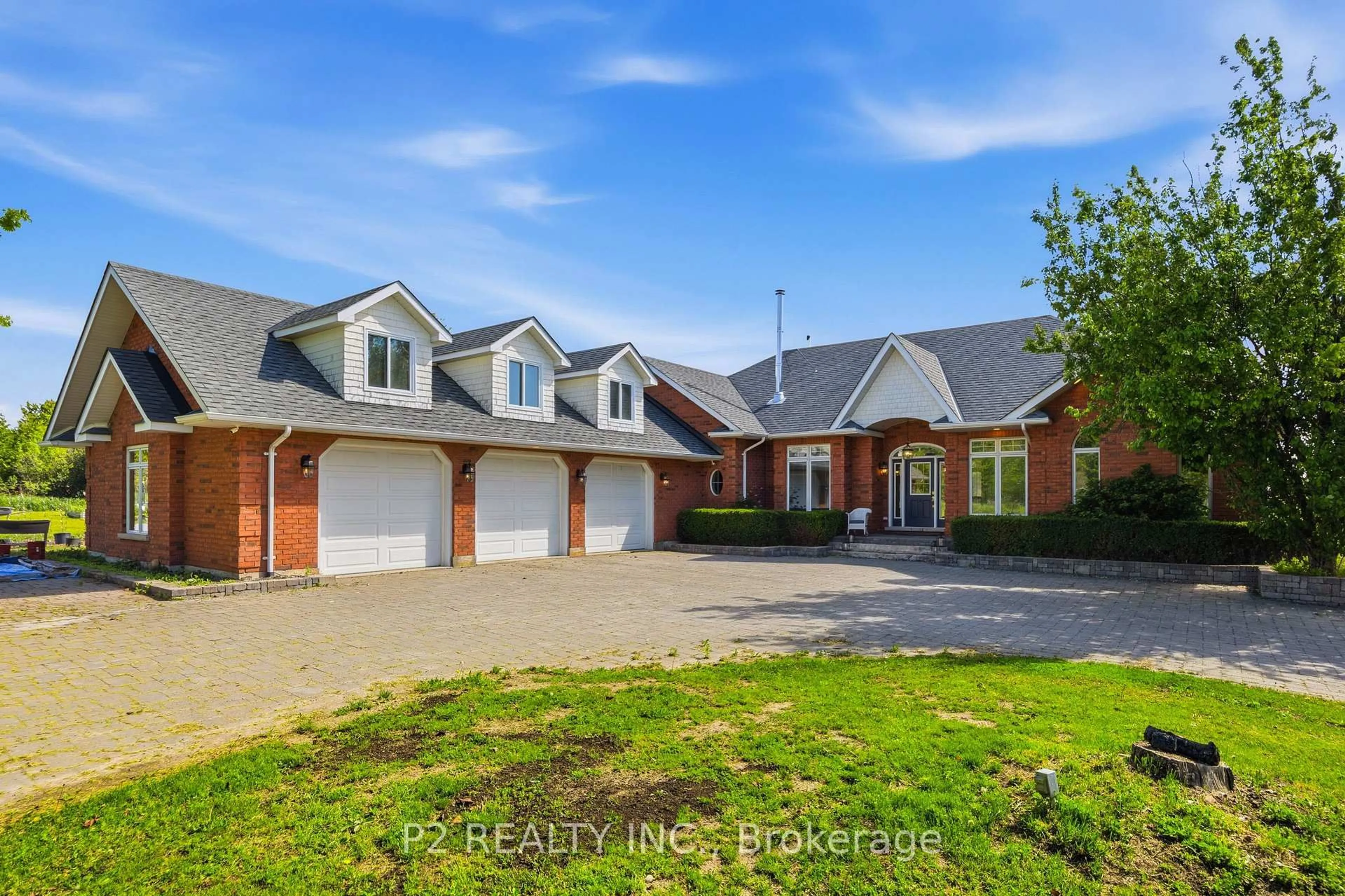 A pic from outside/outdoor area/front of a property/back of a property/a pic from drone, street for 444 Fieldside Rd, Kawartha Lakes Ontario K9V 4R6