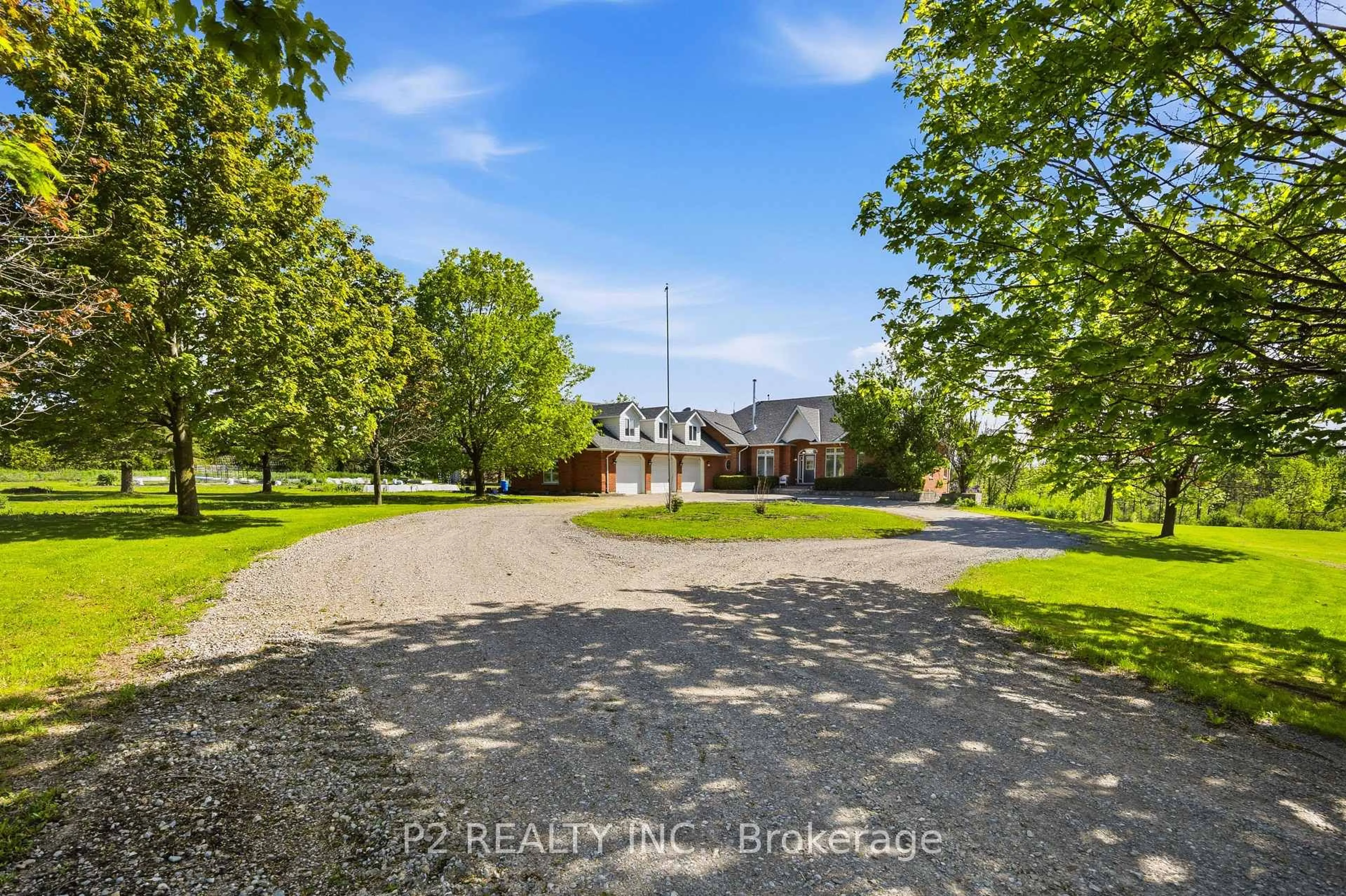 A pic from outside/outdoor area/front of a property/back of a property/a pic from drone, unknown for 444 Fieldside Rd, Kawartha Lakes Ontario K9V 4R6