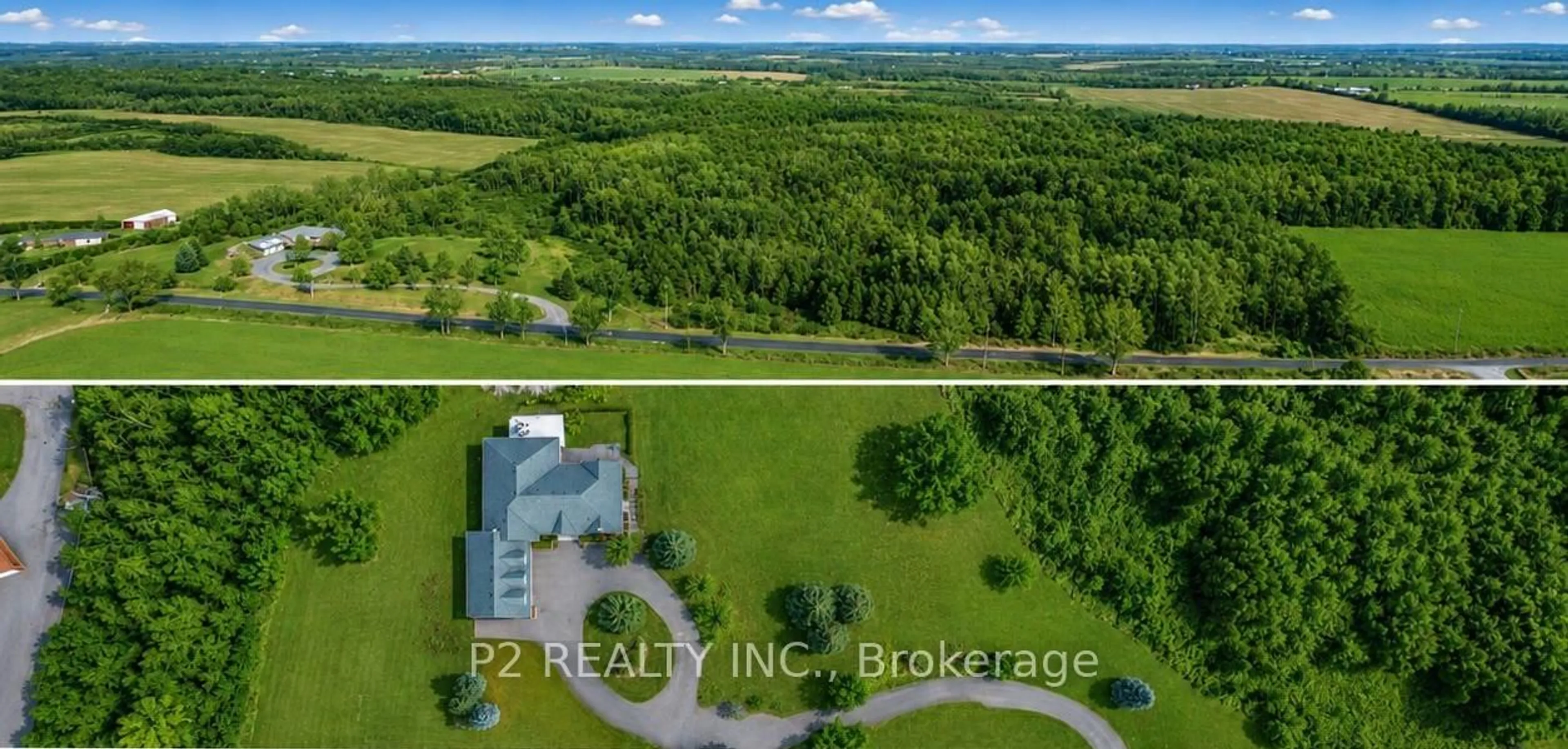 A pic from outside/outdoor area/front of a property/back of a property/a pic from drone, water/lake/river/ocean view for 444 Fieldside Rd, Kawartha Lakes Ontario K9V 4R6