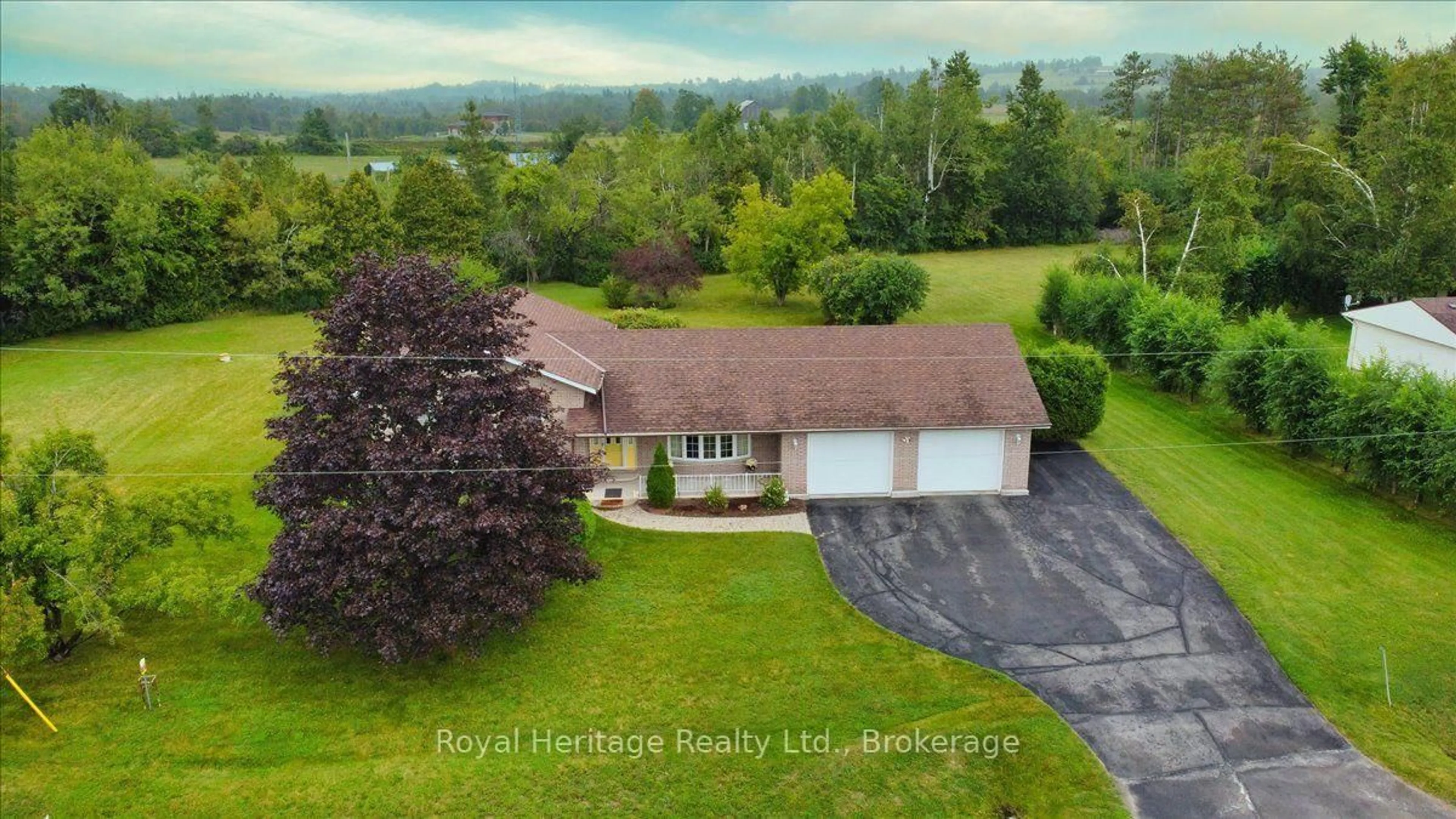 A pic from outside/outdoor area/front of a property/back of a property/a pic from drone, water/lake/river/ocean view for 476 Emily Park Rd, Kawartha Lakes Ontario K0L 2W0