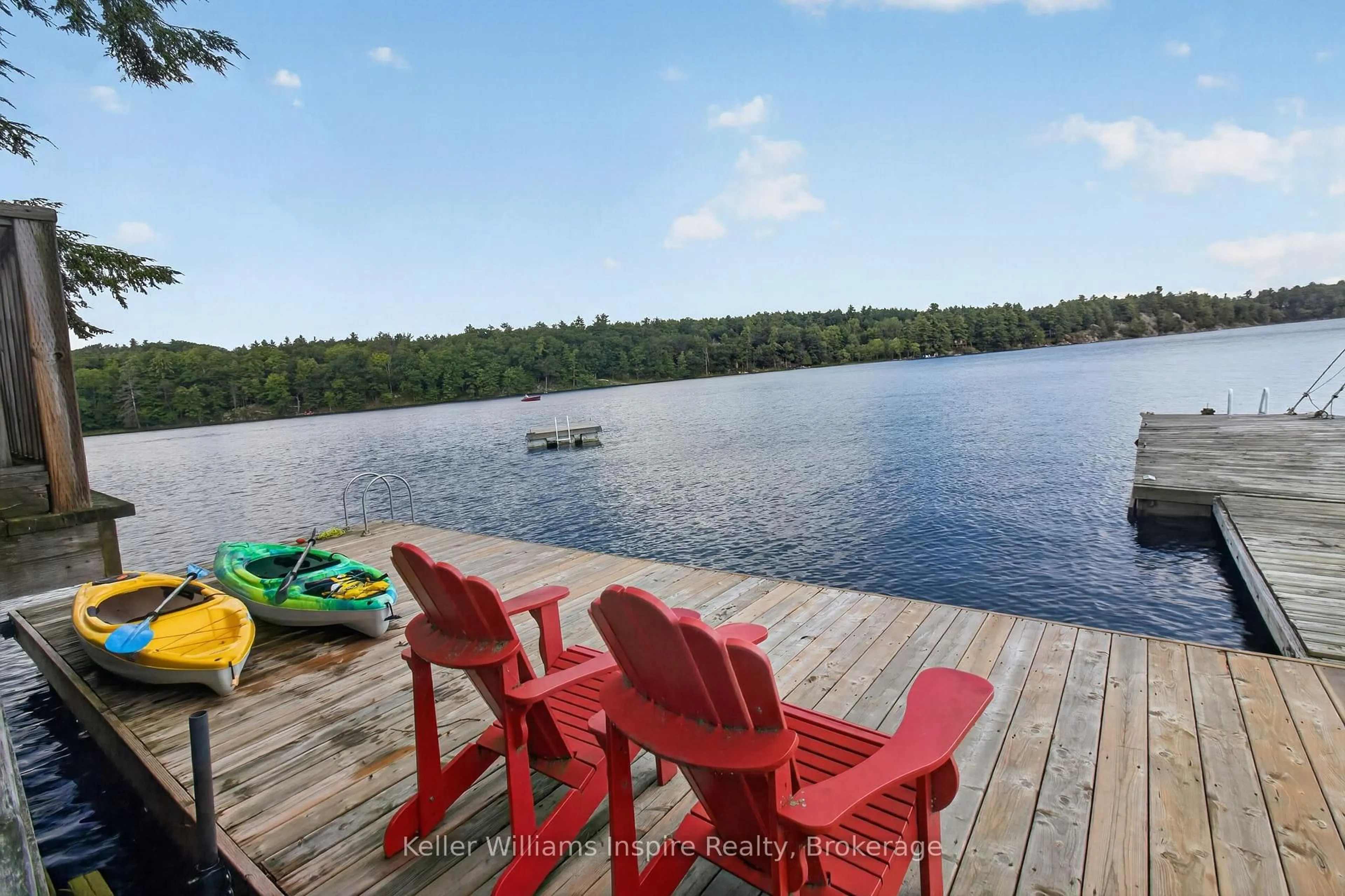 Patio, water/lake/river/ocean view for 1080 Pillar Lane, Perth Road Ontario K0H 2L0