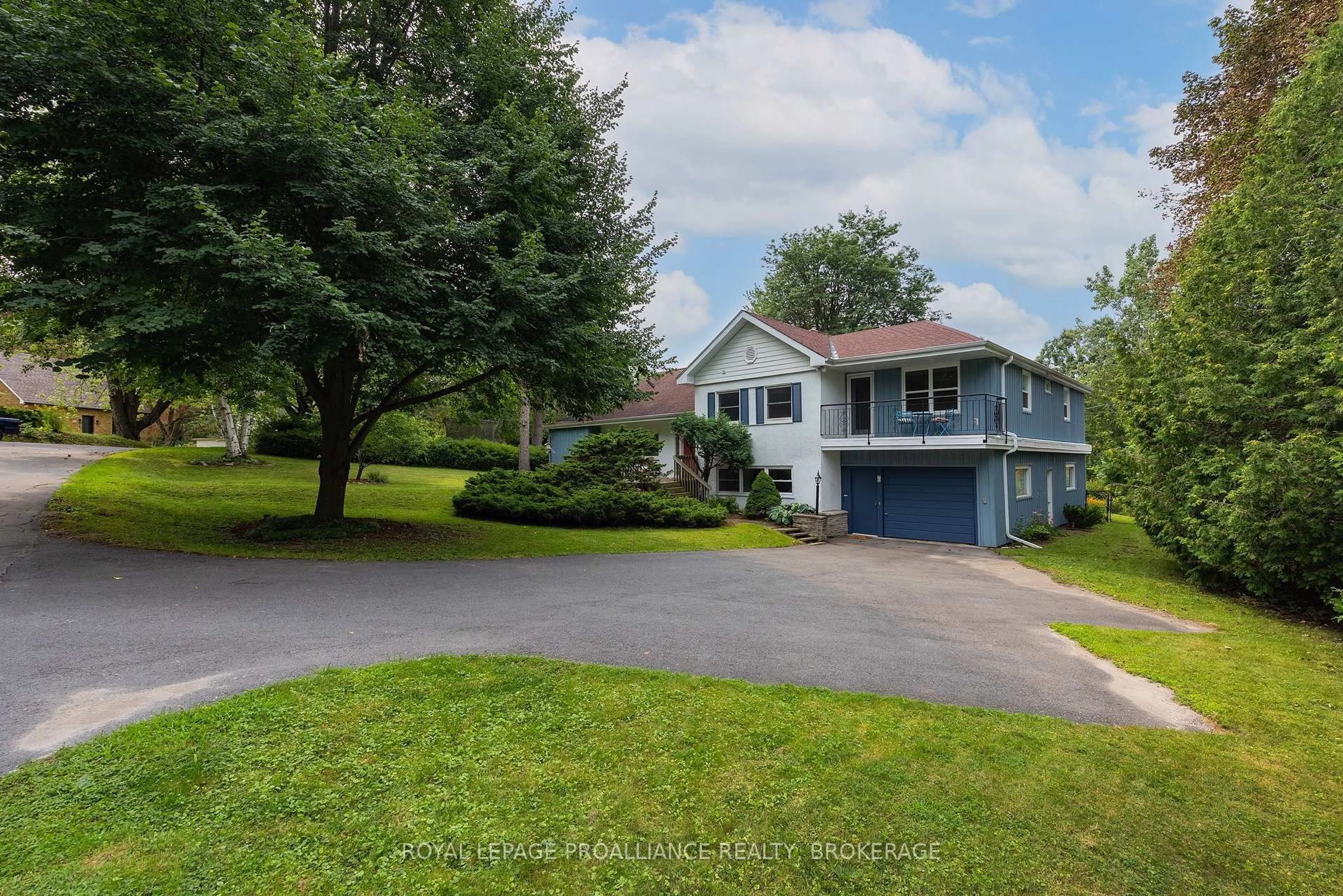 A pic from outside/outdoor area/front of a property/back of a property/a pic from drone, water/lake/river/ocean view for 6 Grenville Cres, Kingston Ontario K7M 3A8
