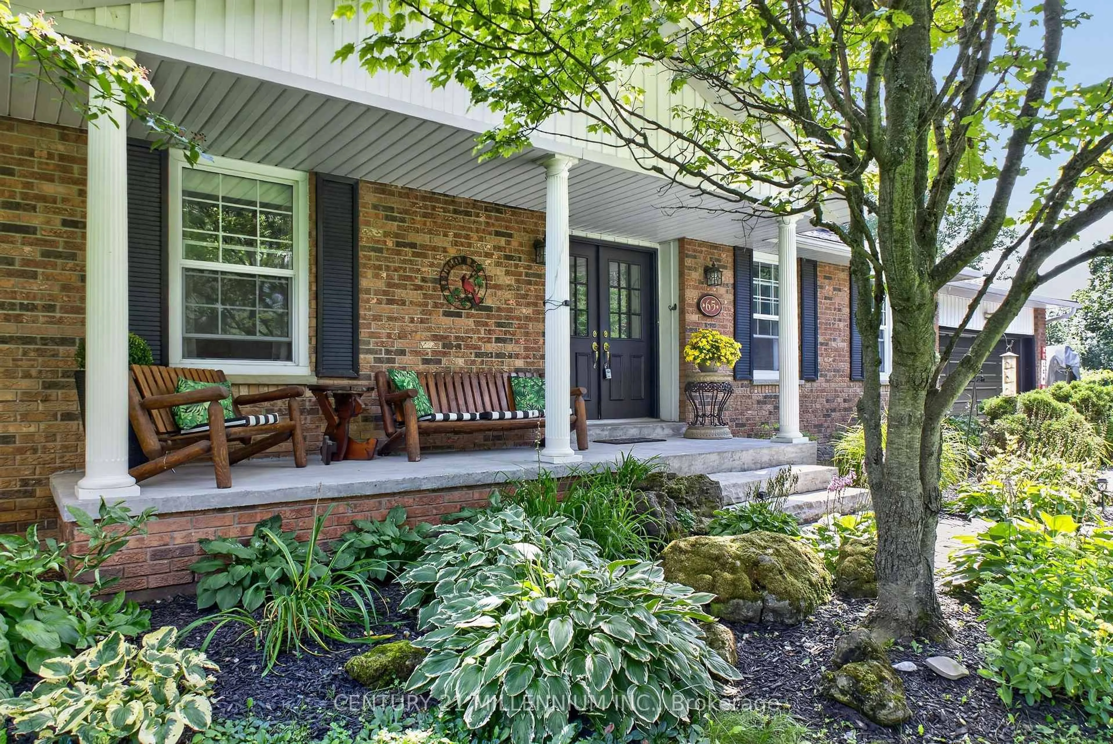 Home with brick exterior material, street for 65 Maplewood Dr, Amaranth Ontario L9V 3N6