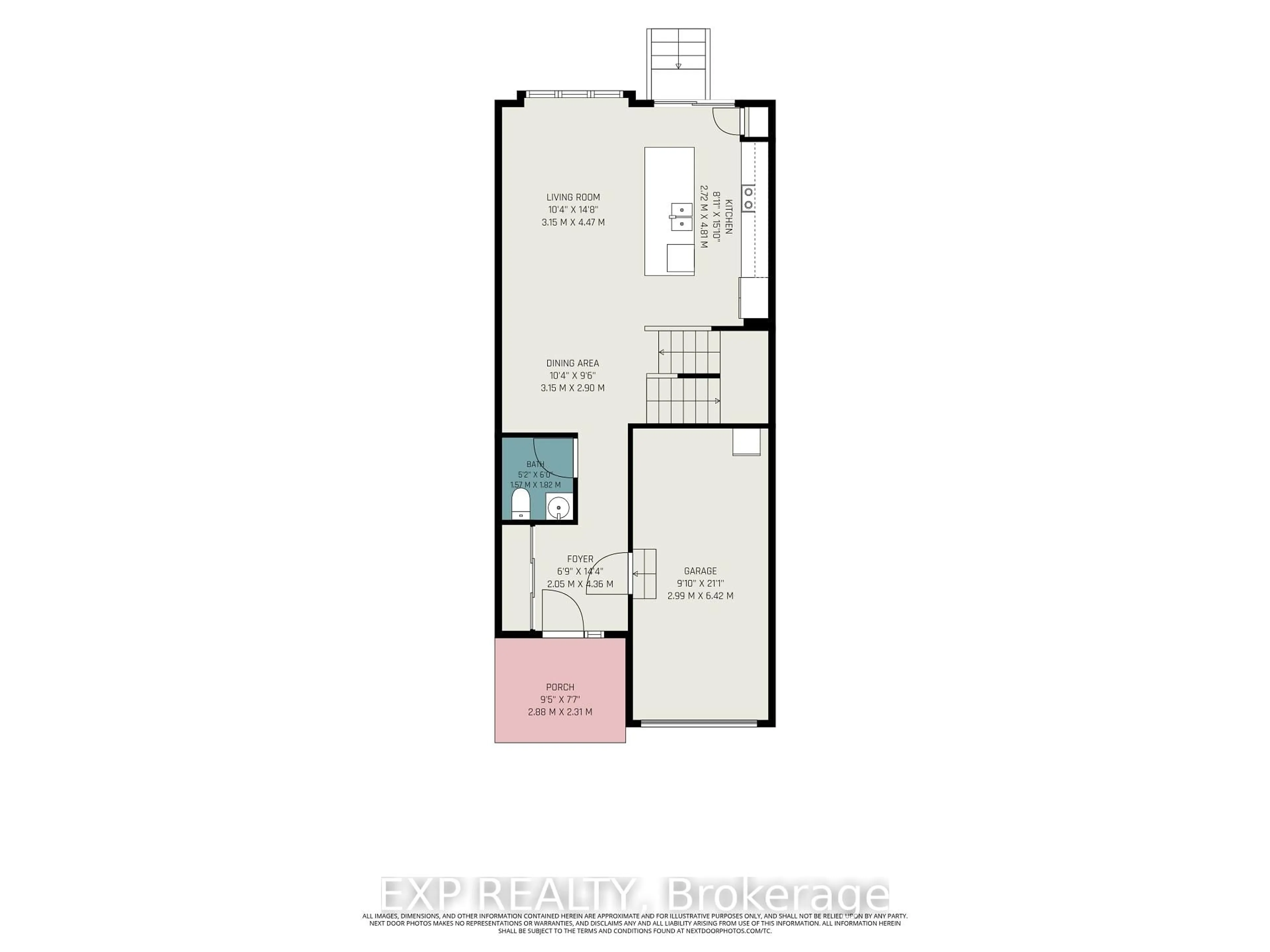 Floor plan for 48 Damselfish Walk, Ottawa Ontario K4A 2N3