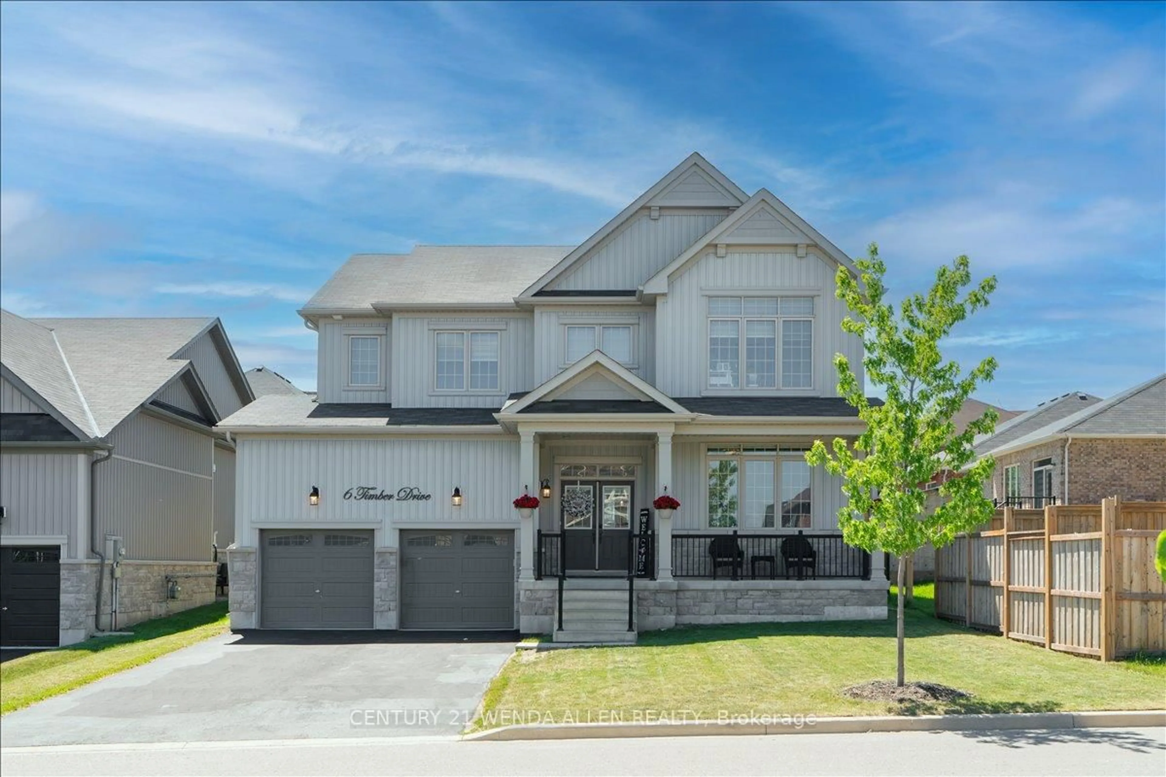 Home with brick exterior material, street for 6 Timber Dr, Cavan Monaghan Ontario L0A 1G0