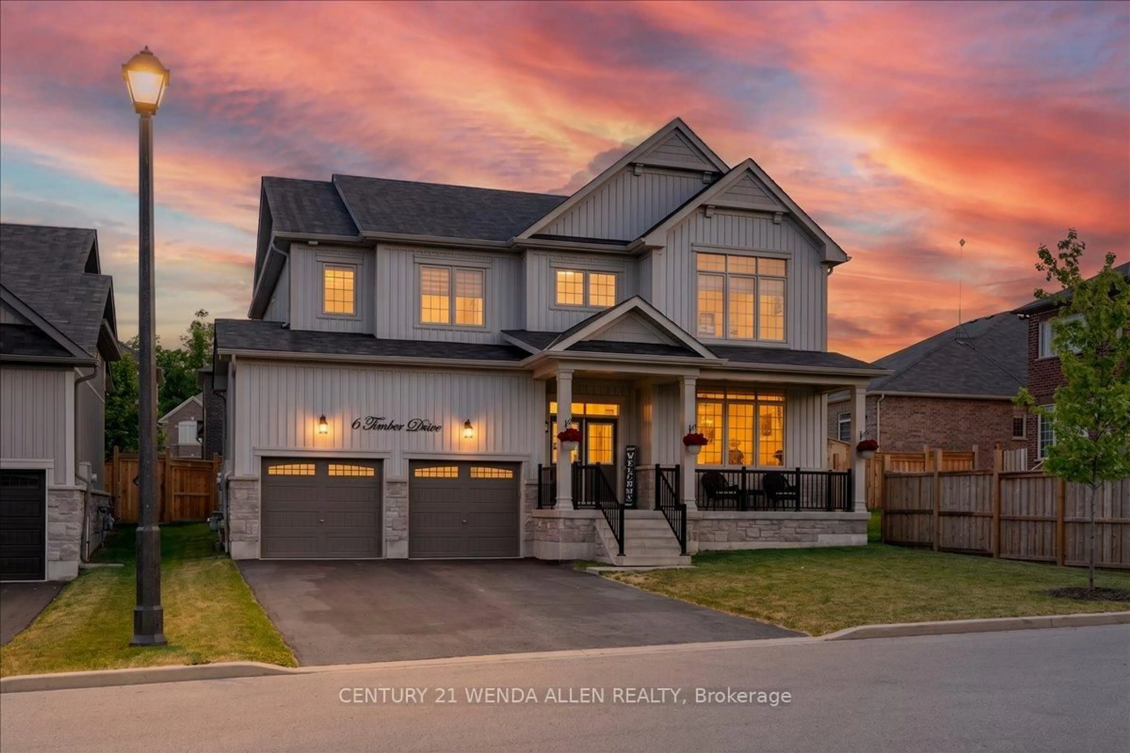 Home with brick exterior material, street for 6 Timber Dr, Cavan Monaghan Ontario L0A 1G0