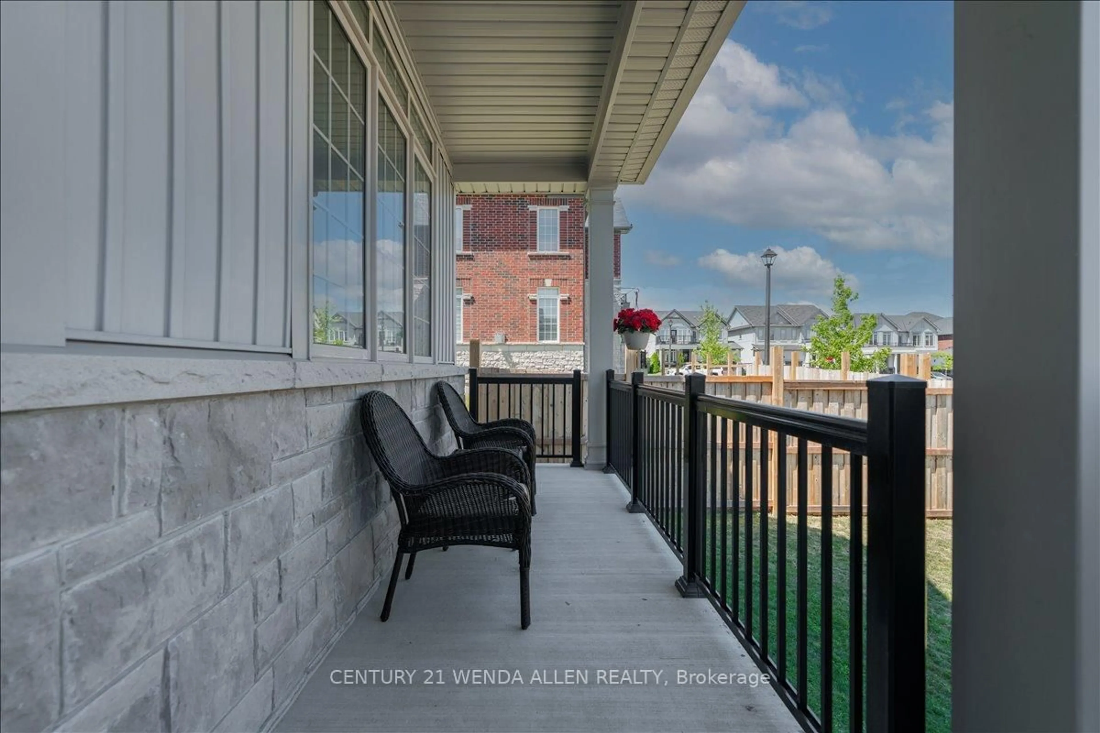 Balcony in the apartment, city buildings view from balcony for 6 Timber Dr, Cavan Monaghan Ontario L0A 1G0