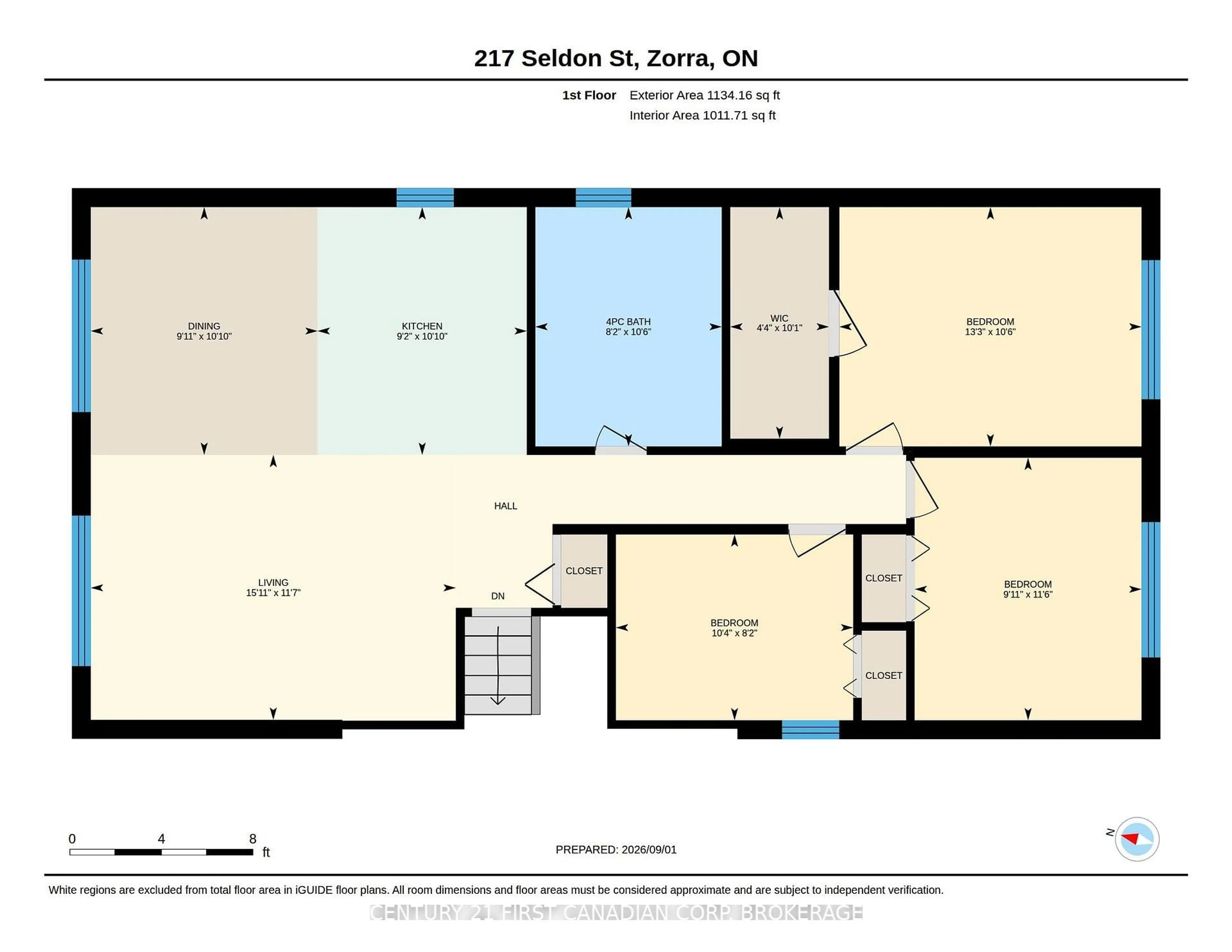 Floor plan for 217 Seldon St, Zorra Ontario N0M 2M0
