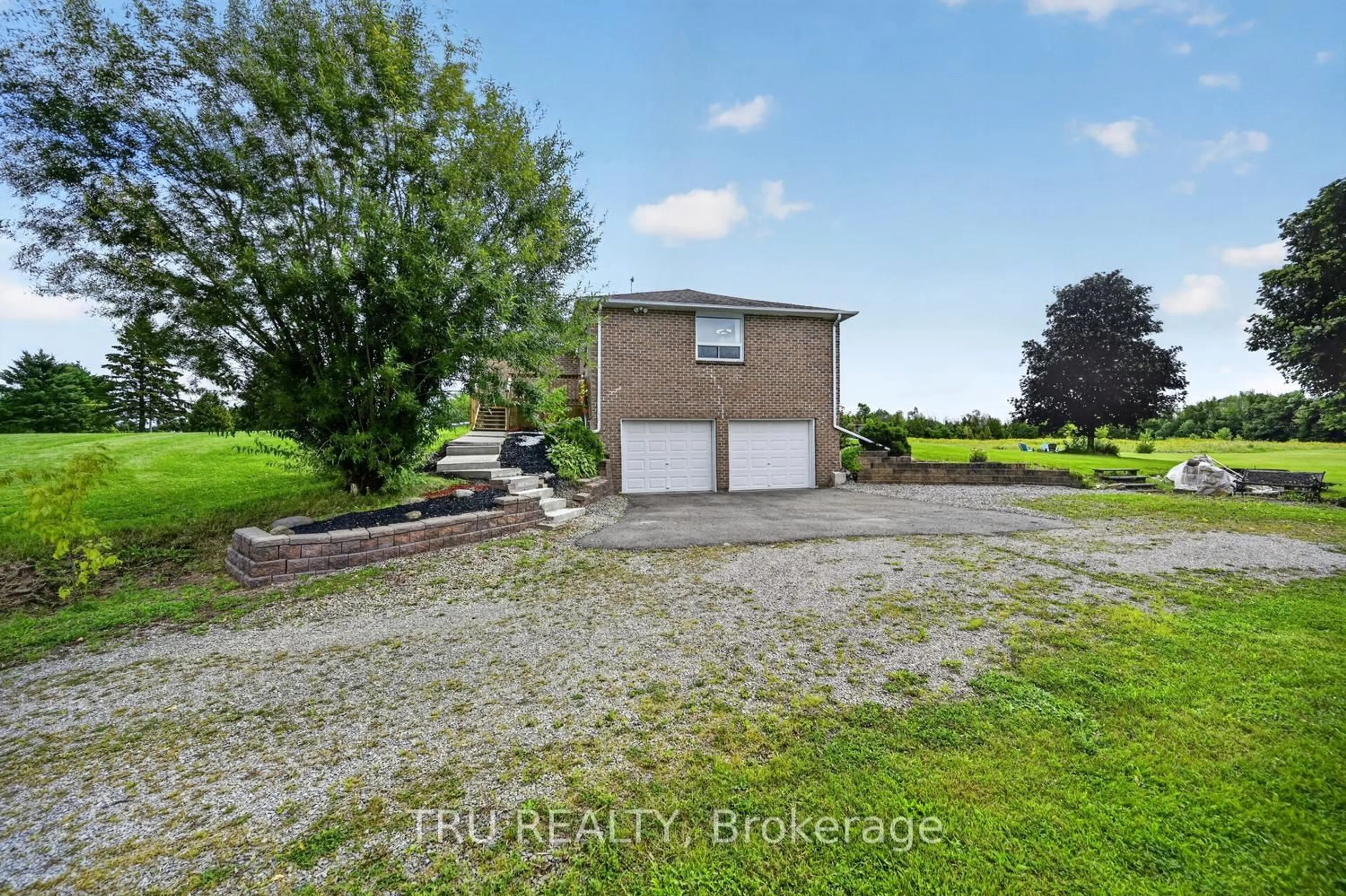 A pic from outside/outdoor area/front of a property/back of a property/a pic from drone, water/lake/river/ocean view for 123 Hard Island Rd, Athens Ontario K0E 1B0
