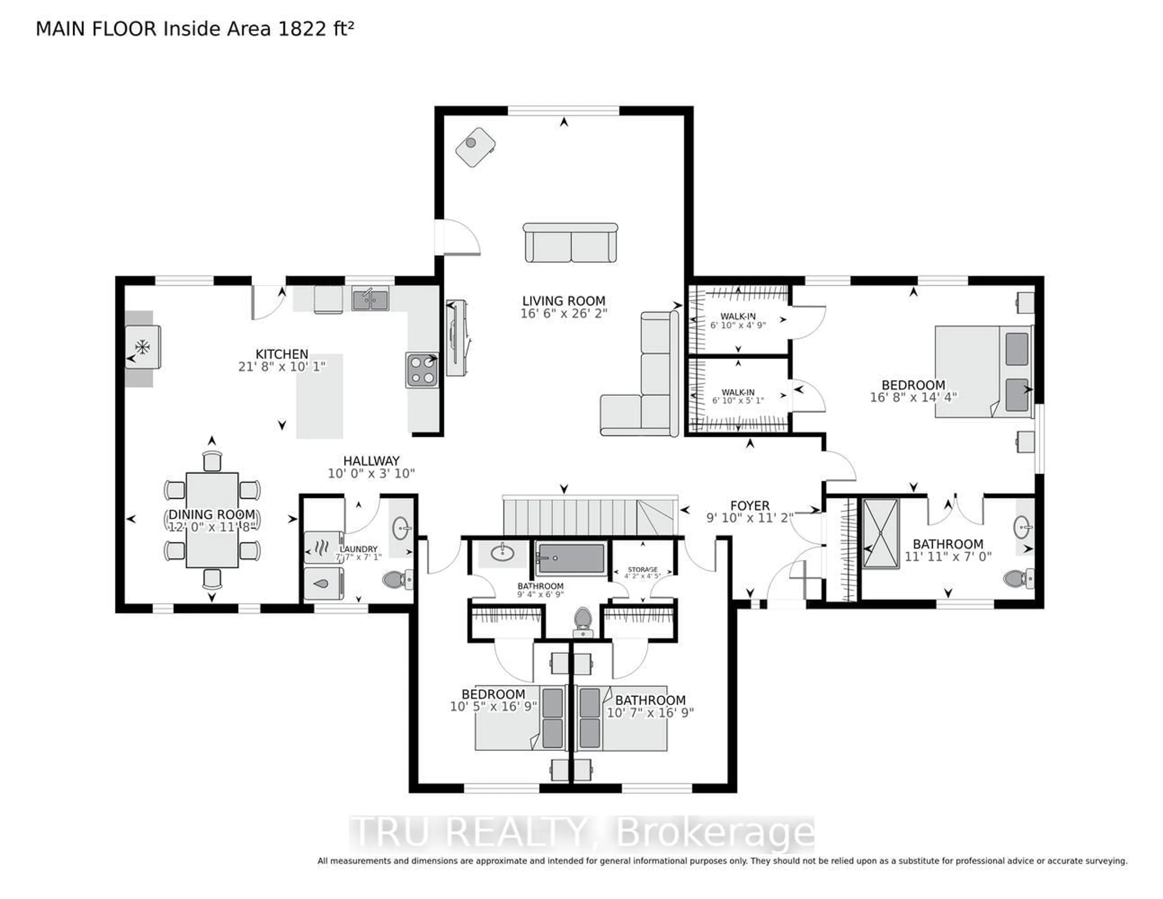 Floor plan for 123 Hard Island Rd, Athens Ontario K0E 1B0