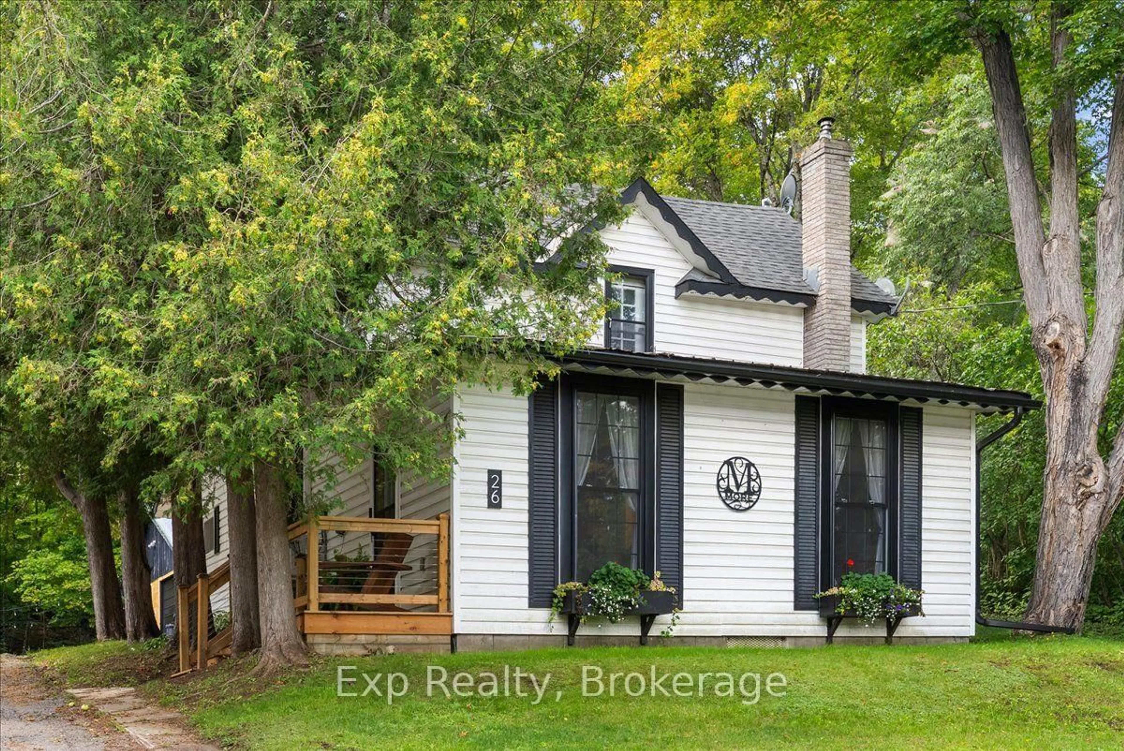 Home with vinyl exterior material, street for 26 Sherbourne St, Bancroft Ontario K0L 1C0