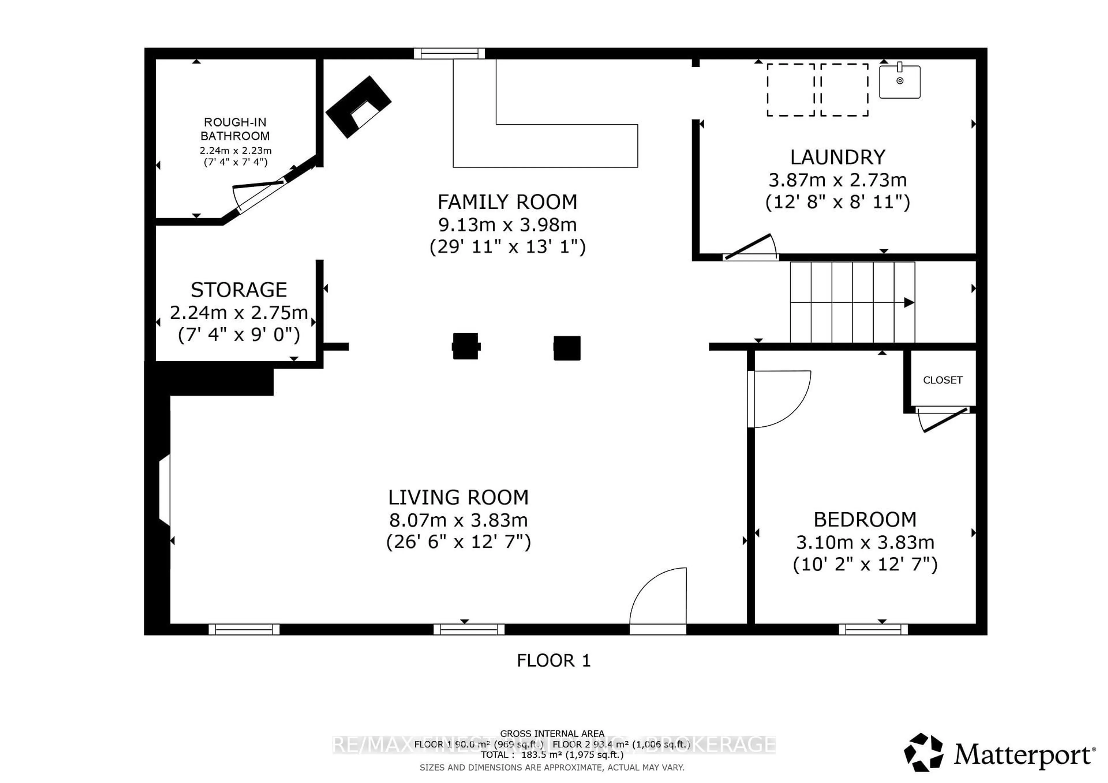 Floor plan for 513 County road 2, Front of Leeds & Seeleys Bay Ontario K7G 2V4