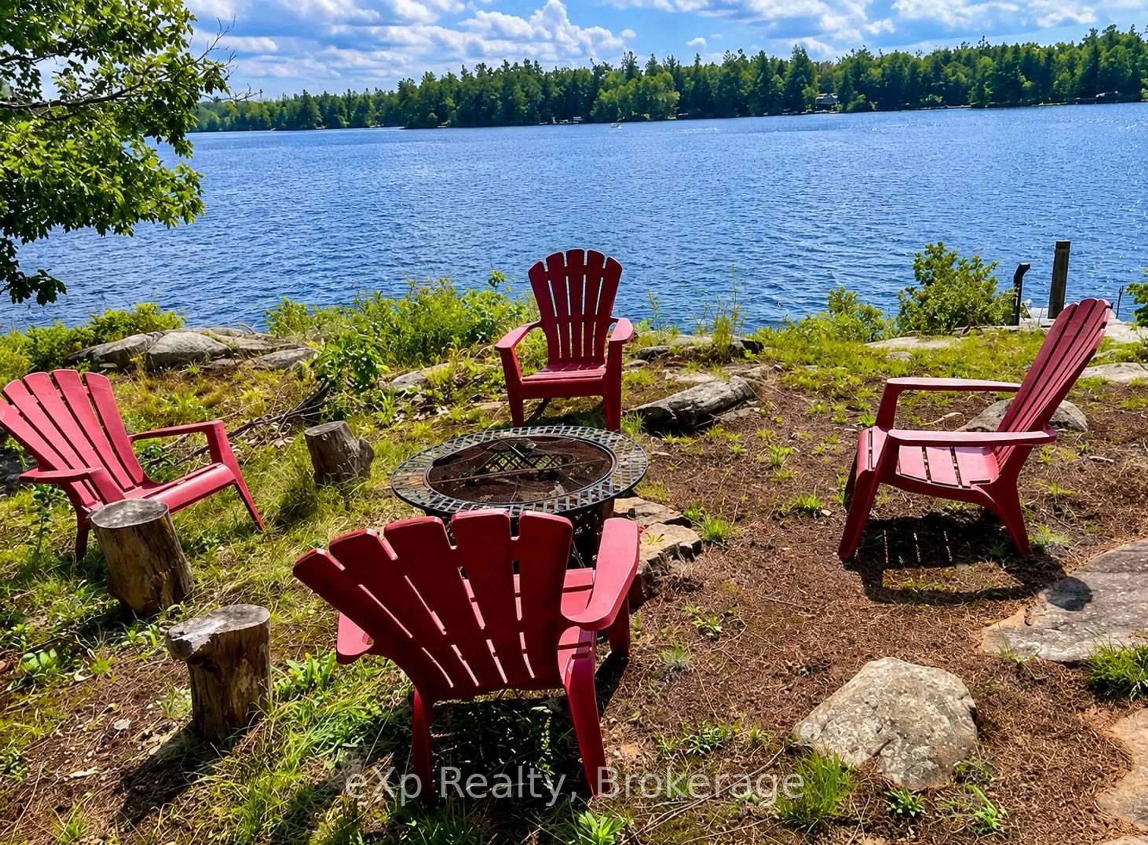 Patio, water/lake/river/ocean view for 1336 Morrison Lake Rd #Riverside 36, Gravenhurst Ontario P0E 1G0