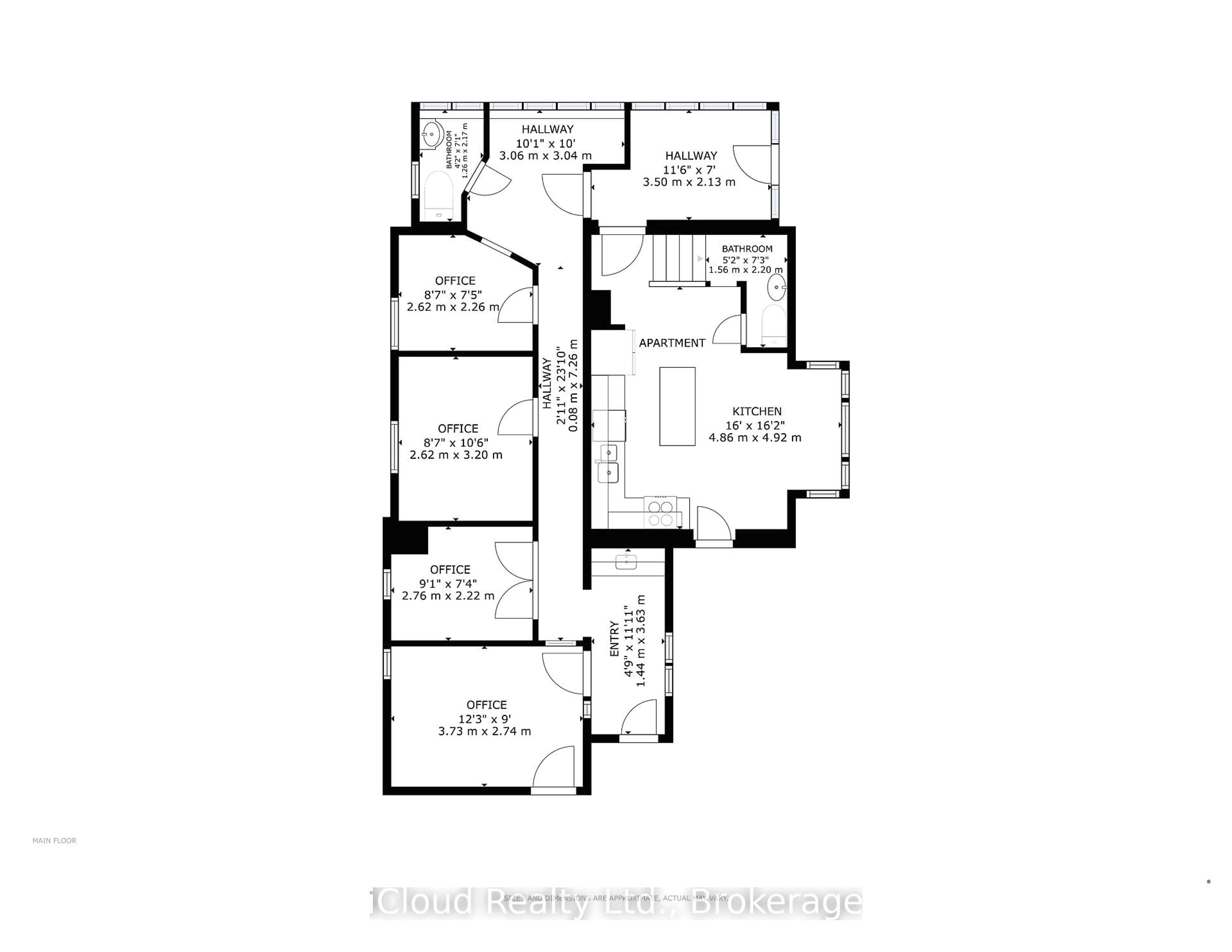 Floor plan for 654 Duke St, Cambridge Ontario N3H 3T5