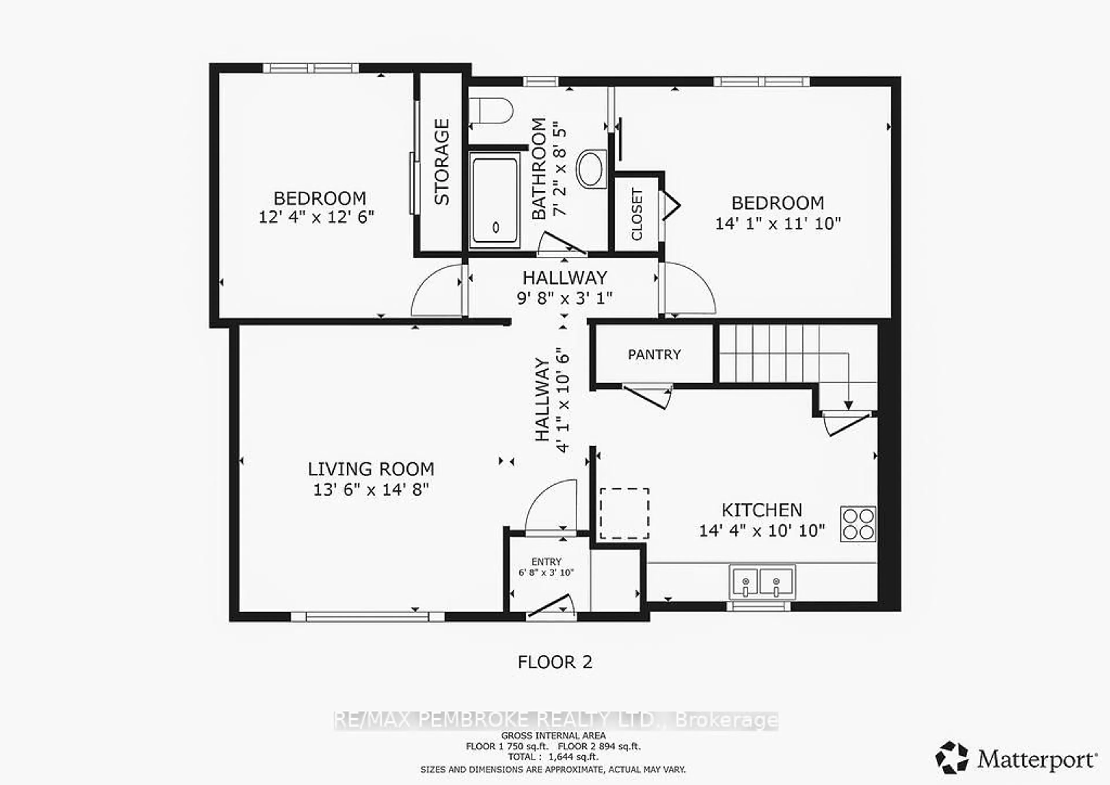 Floor plan for 335 Willard St, Pembroke Ontario K8A 3T8