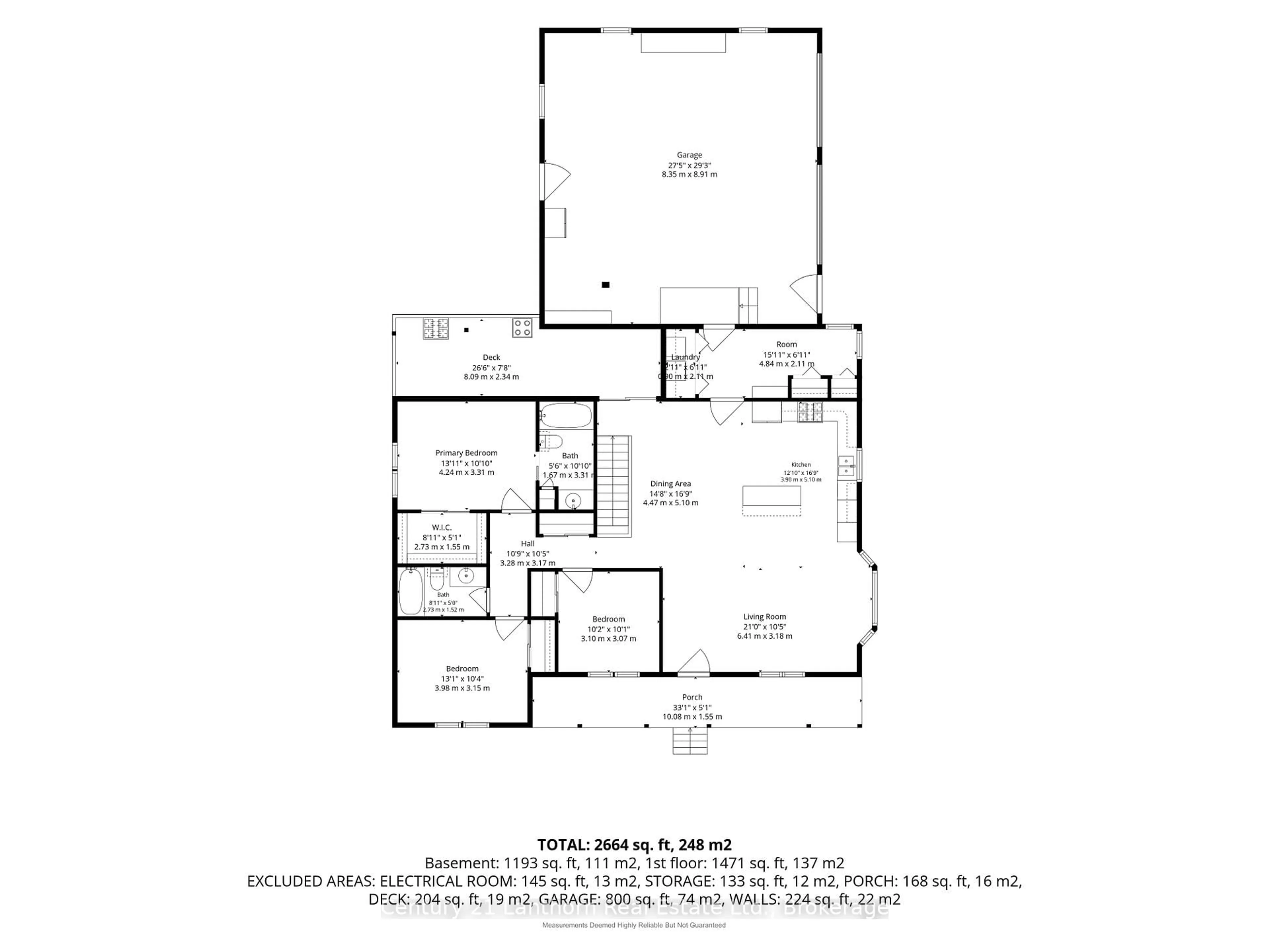 Floor plan for 198 Skinkle Rd, Trent Hills Ontario K0K 3K0