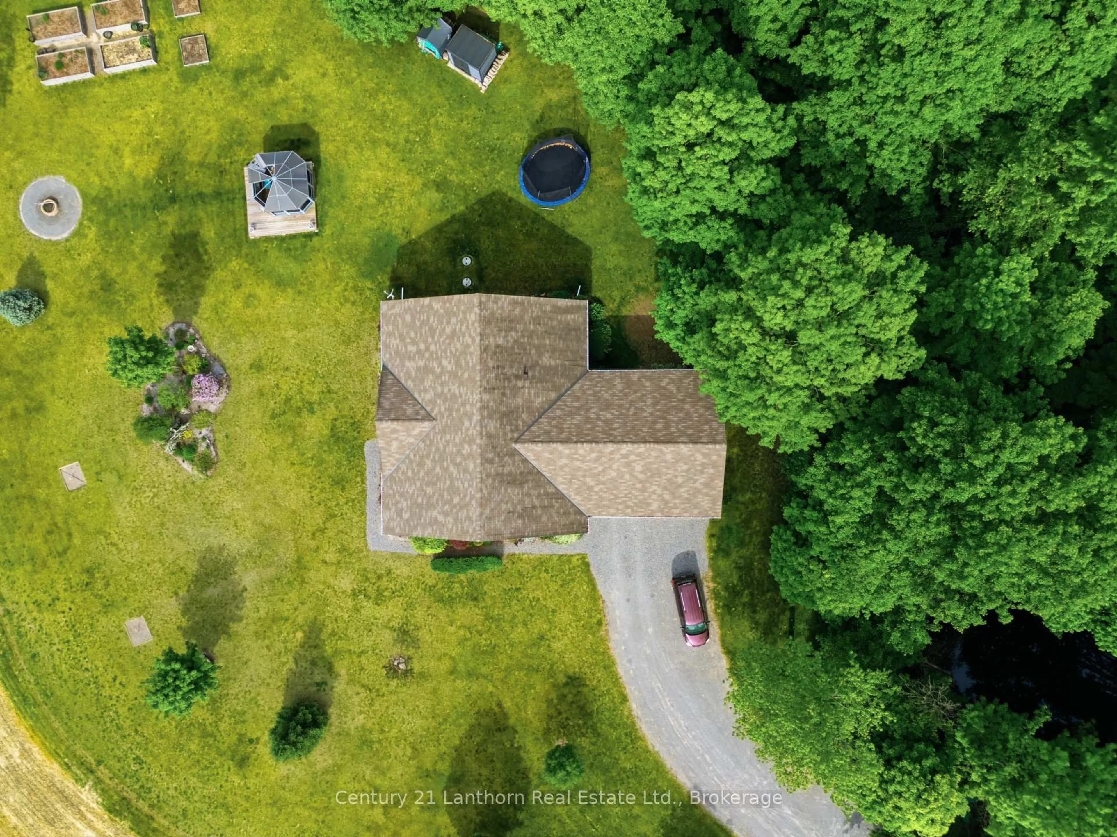 A pic from outside/outdoor area/front of a property/back of a property/a pic from drone, street for 198 Skinkle Rd, Trent Hills Ontario K0K 3K0