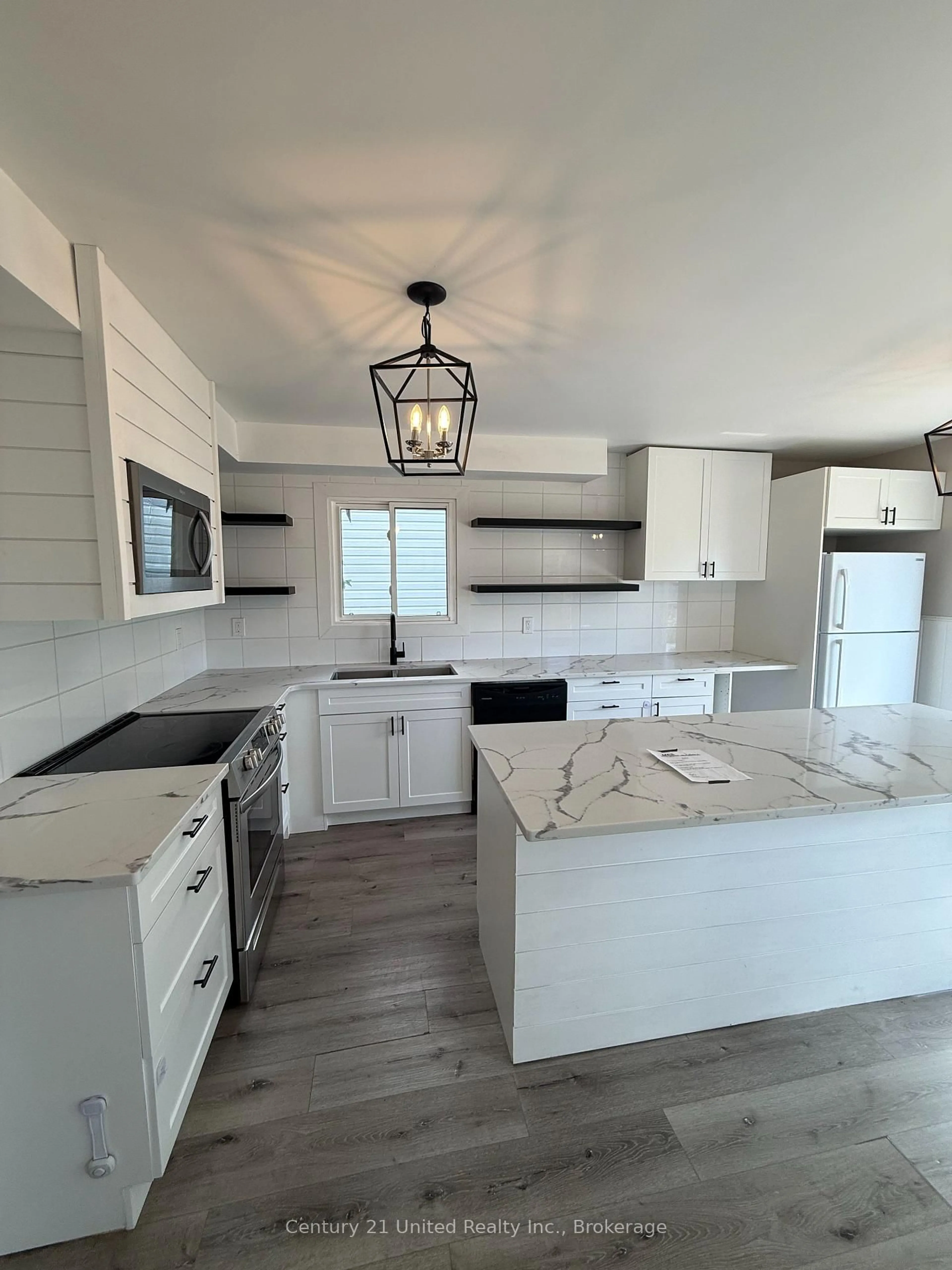Open concept kitchen, ceramic/tile floor for 26 Maple Ave, Asphodel-Norwood Ontario K0L 2V0
