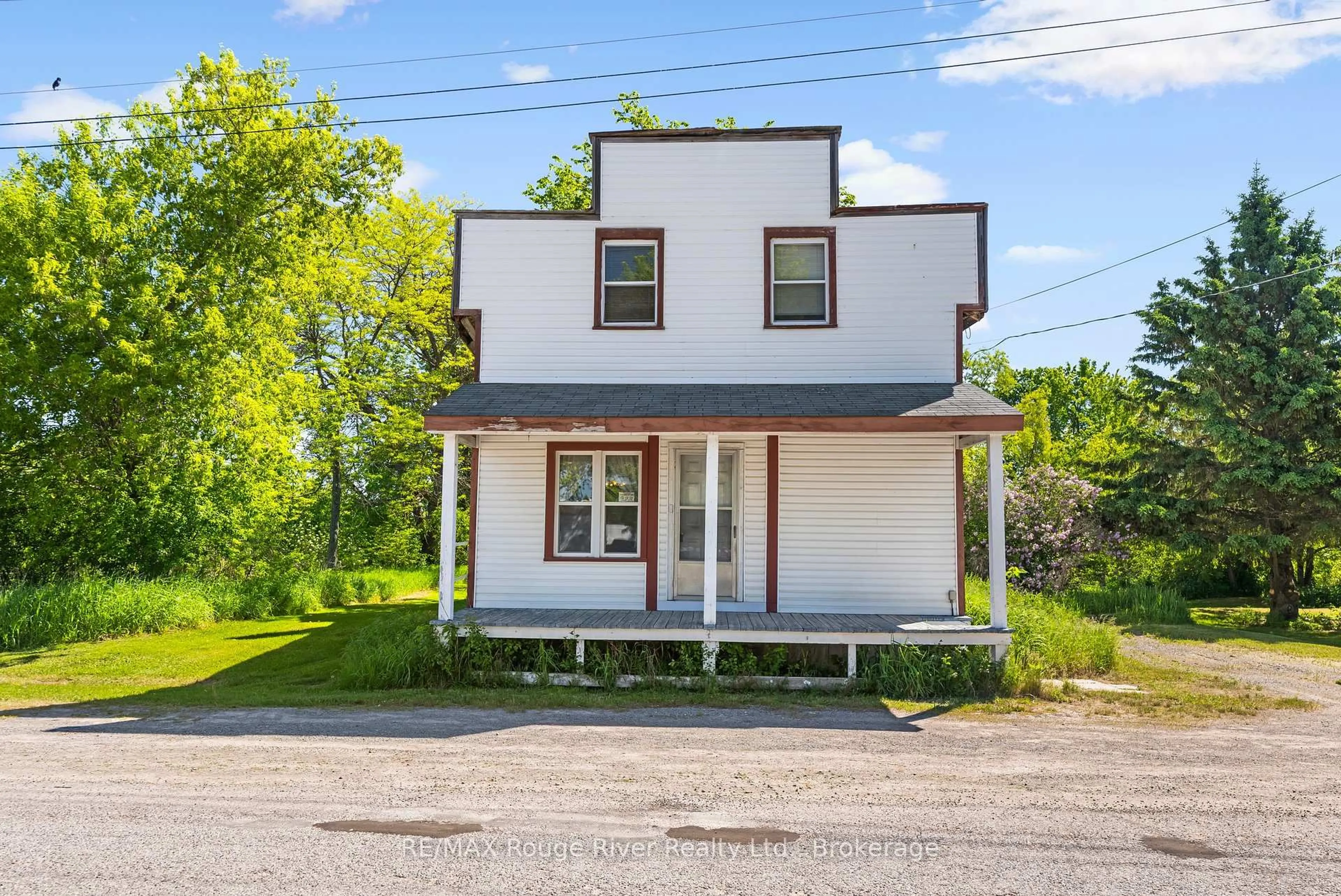 A pic from outside/outdoor area/front of a property/back of a property/a pic from drone, street for 2407 Indian River Line, Otonabee-South Monaghan Ontario K0L 2B0