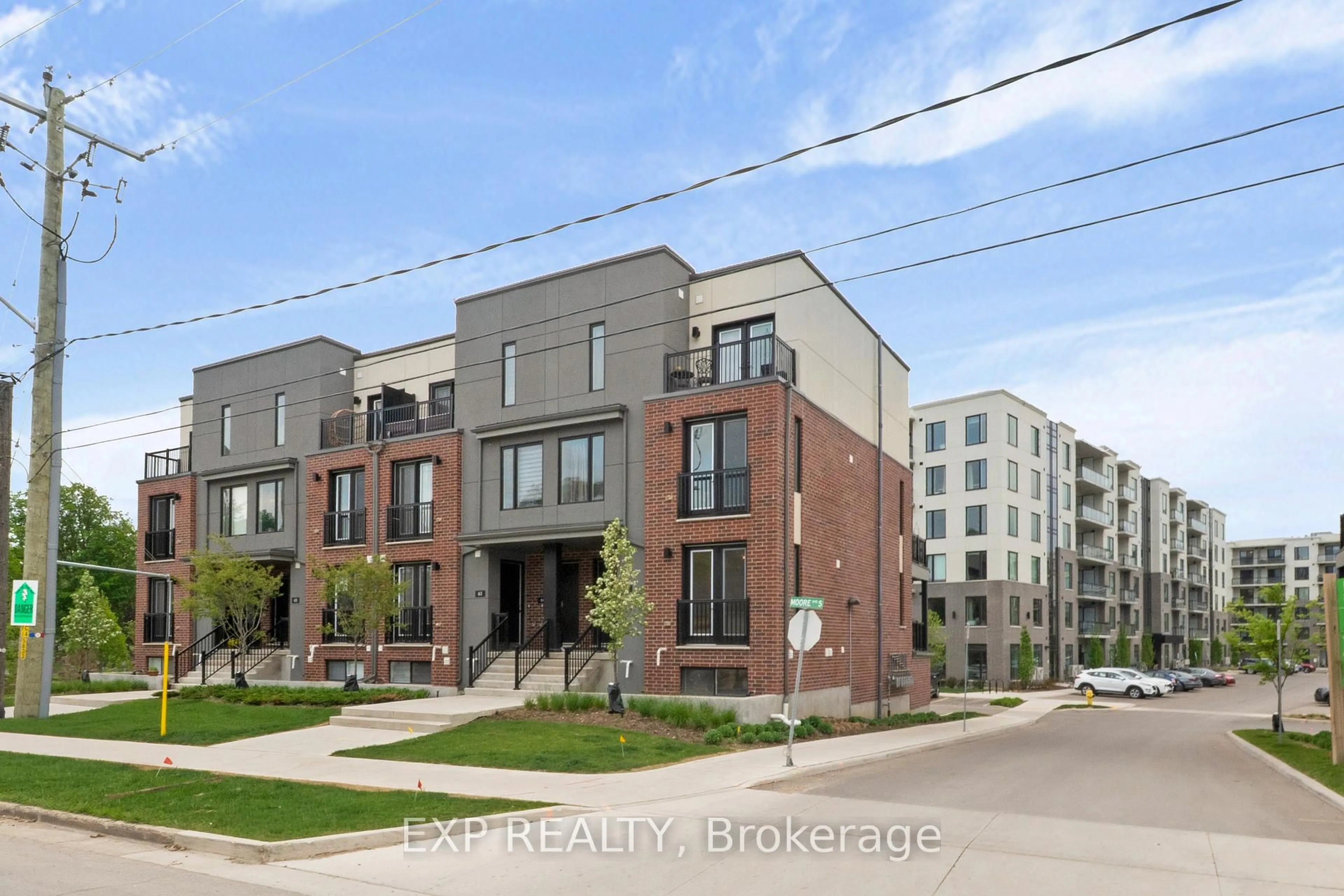Home with brick exterior material, street for 99 Roger St #61, Kitchener Ontario N2J 1A4