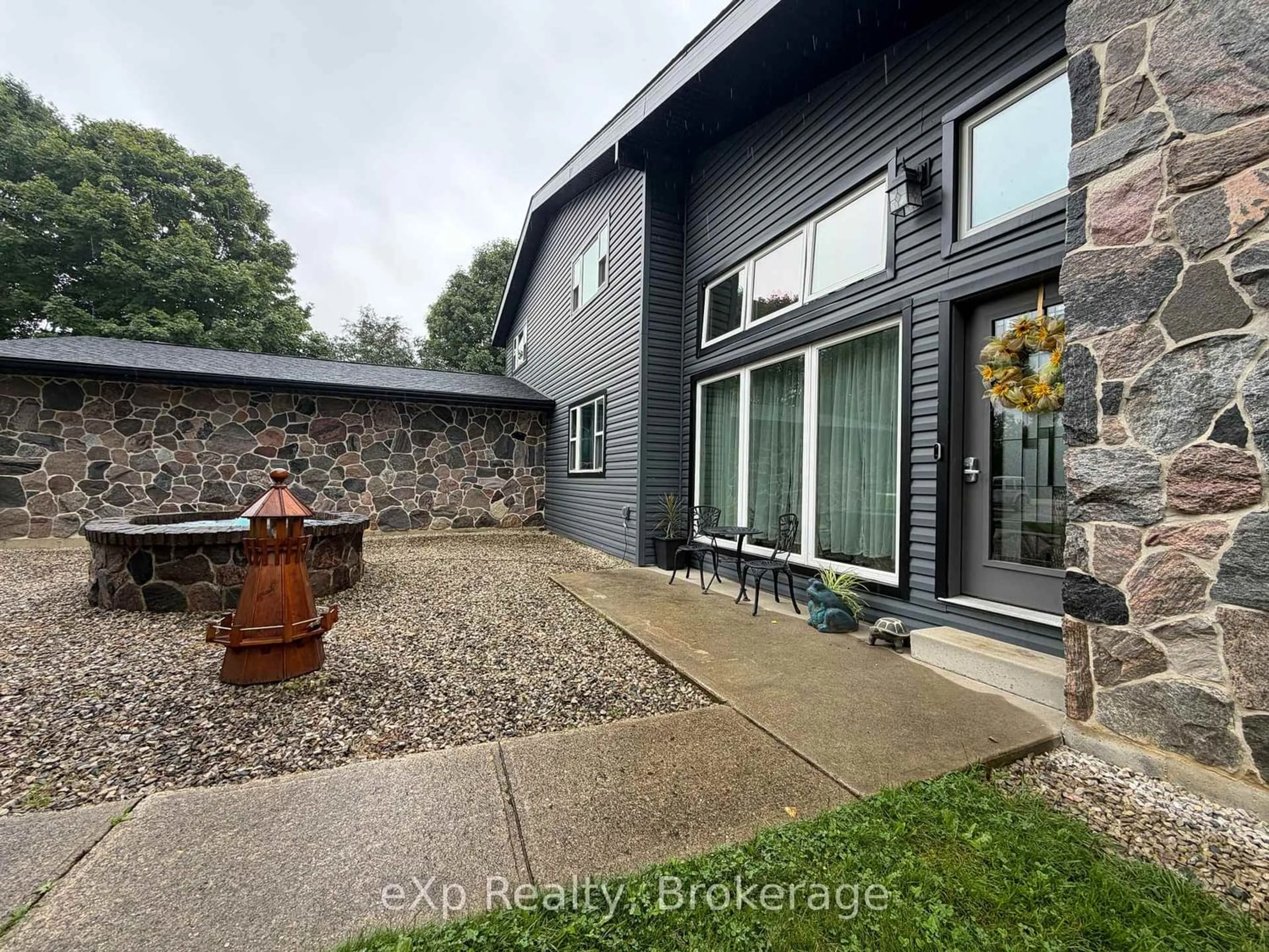 A pic from outside/outdoor area/front of a property/back of a property/a pic from drone, unknown for 191 5B Sdrd, South Bruce Ontario N0G 1W0