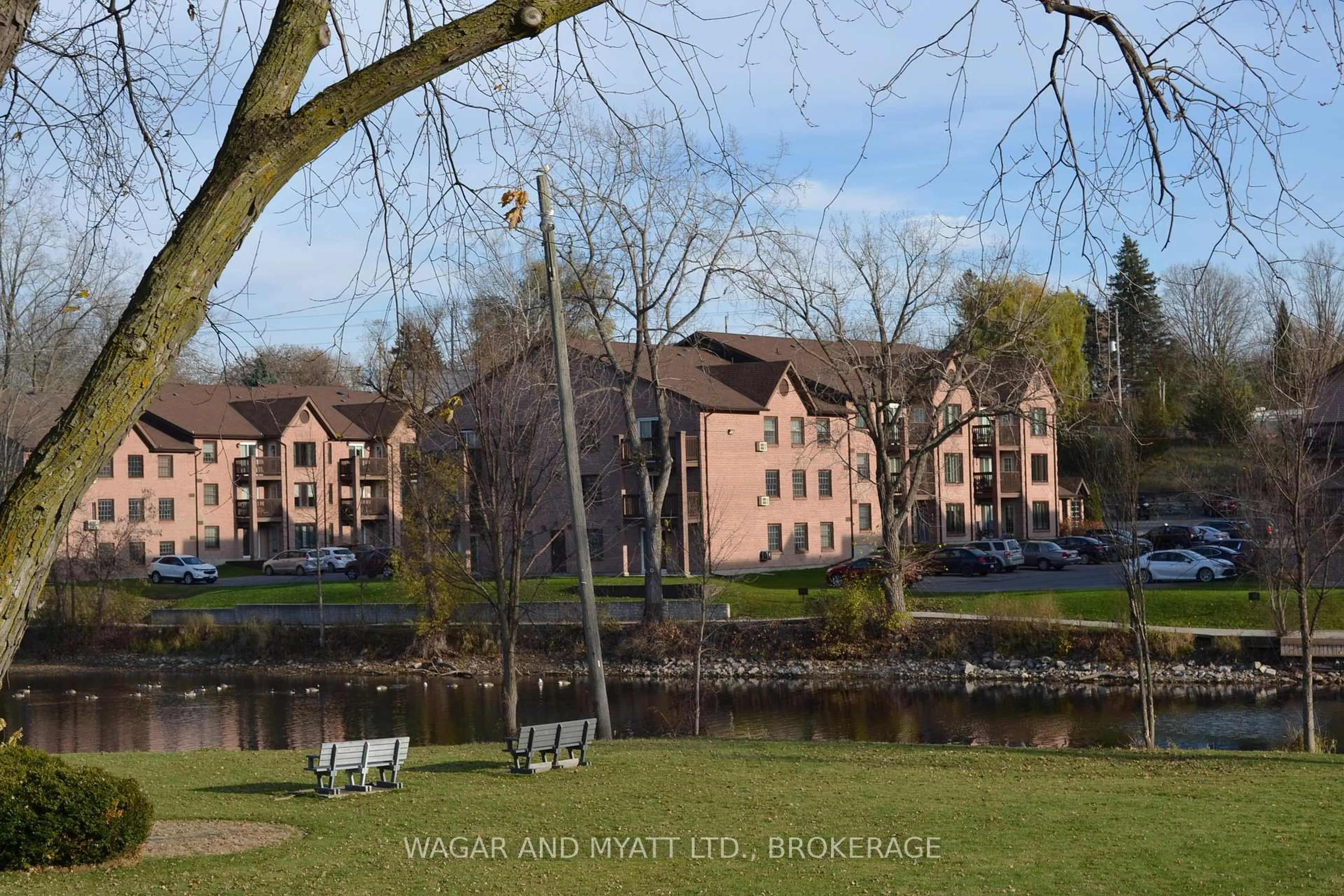 A pic from outside/outdoor area/front of a property/back of a property/a pic from drone, water/lake/river/ocean view for 9 Centre St #305, Greater Napanee Ontario K7R 3X3