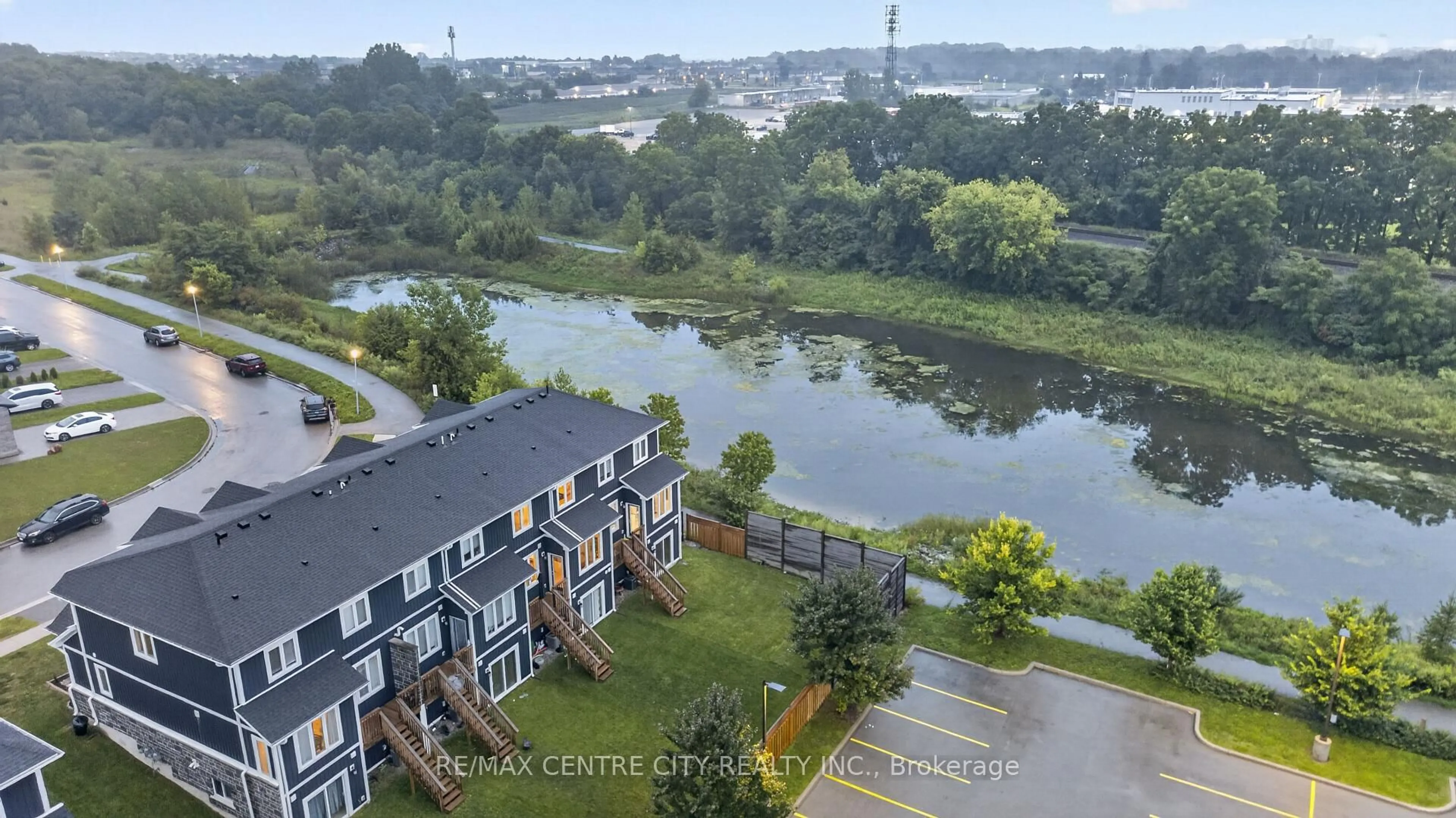 A pic from outside/outdoor area/front of a property/back of a property/a pic from drone, water/lake/river/ocean view for 1740 Finley Cres, London North Ontario N6G 0W3