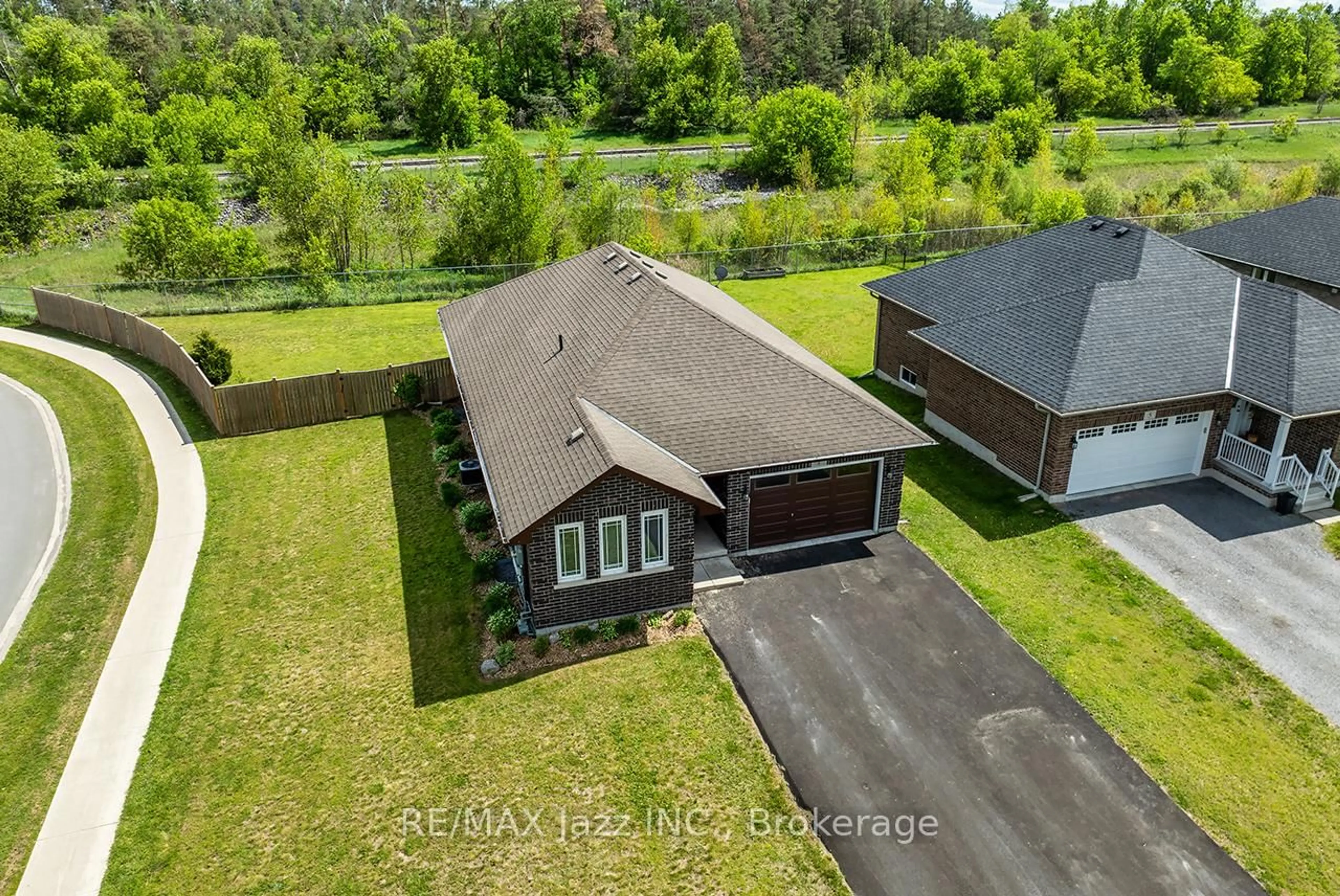 A pic from outside/outdoor area/front of a property/back of a property/a pic from drone, water/lake/river/ocean view for 1 MILLPOND Lane, Asphodel-Norwood Ontario K0L 2V0