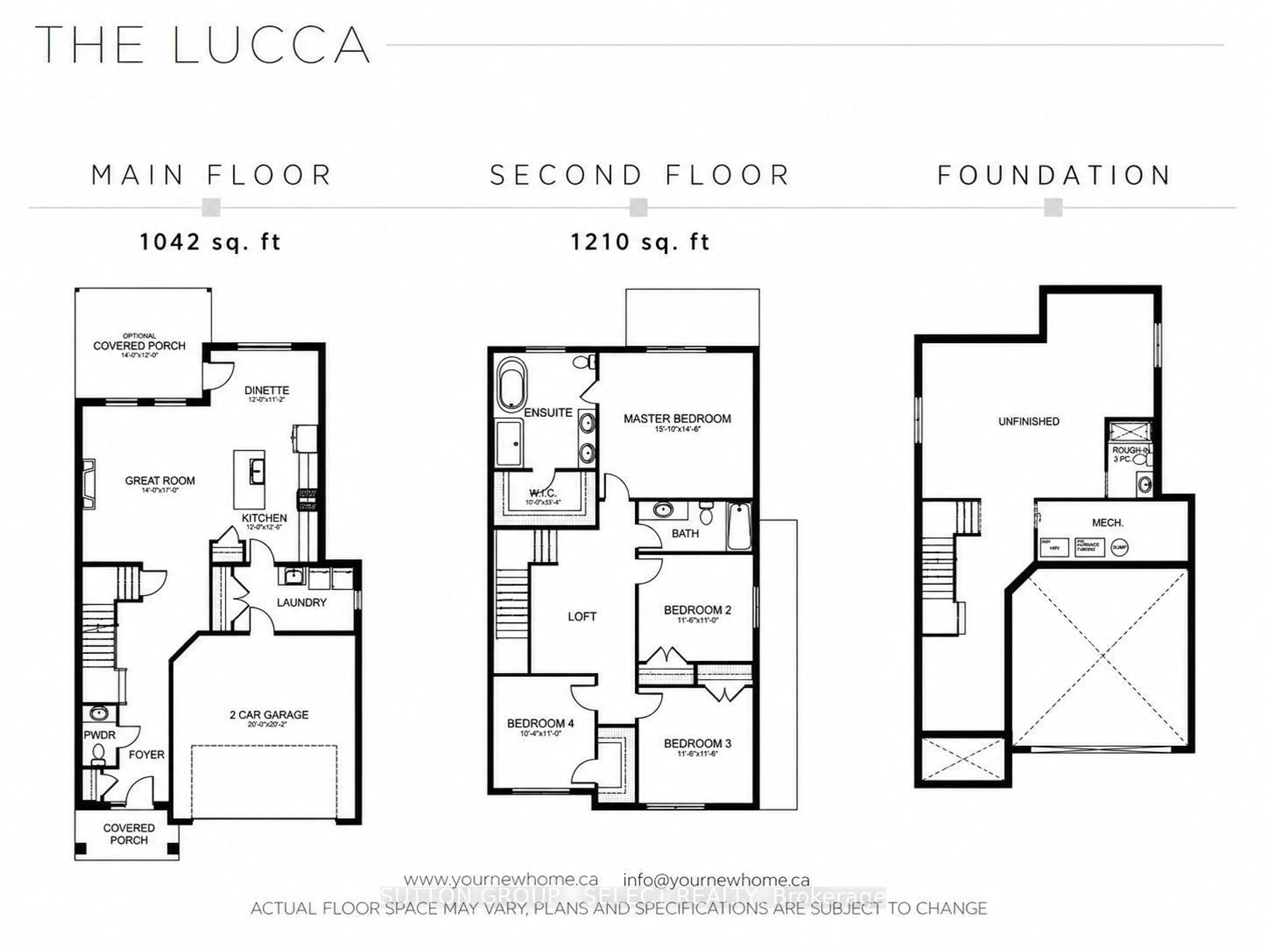 Floor plan for 4344 Green Bend, London South Ontario N6P 0K9