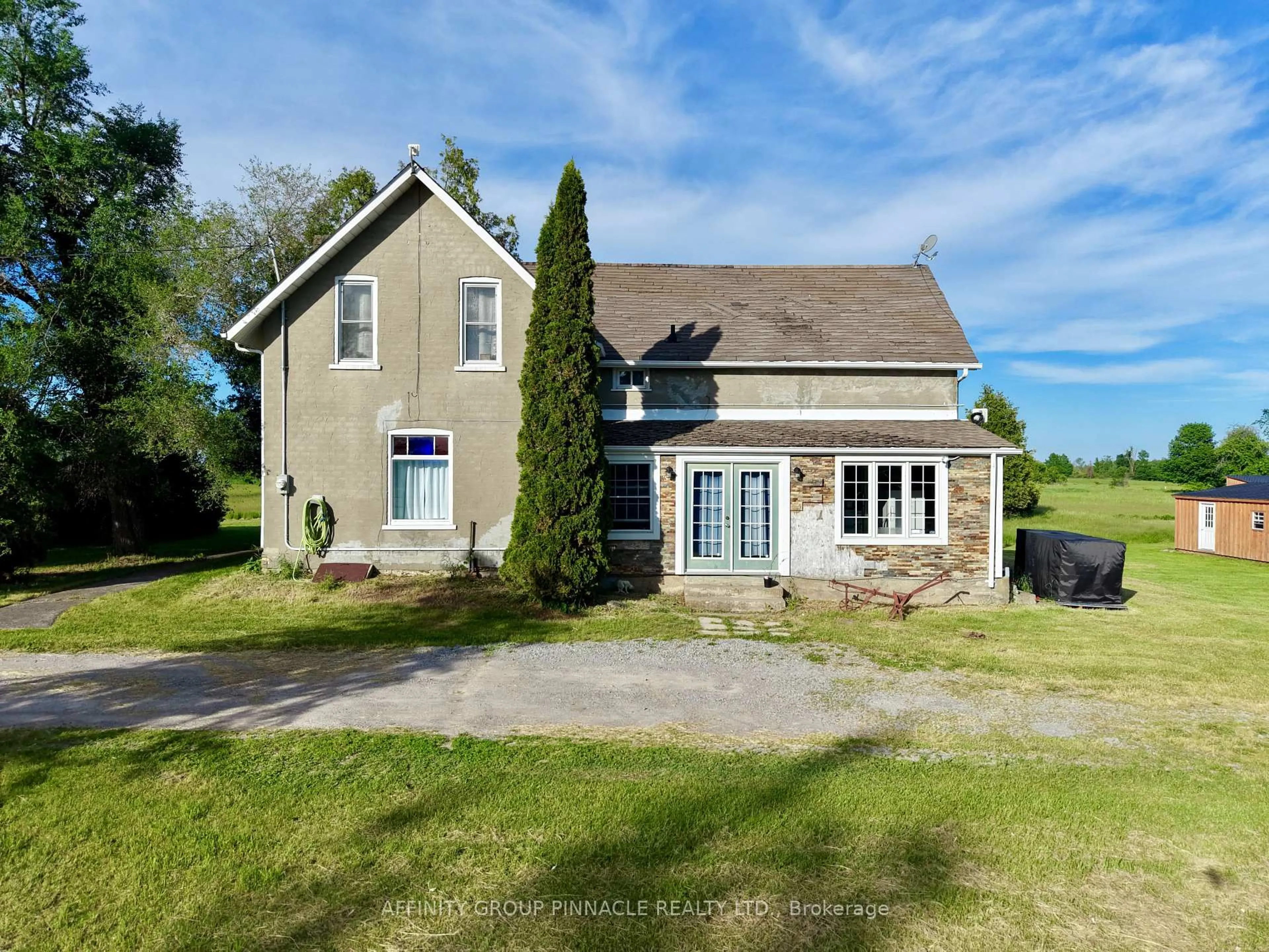 A pic from outside/outdoor area/front of a property/back of a property/a pic from drone, building for 482 Portage Rd, Kawartha Lakes Ontario K0M 2B0